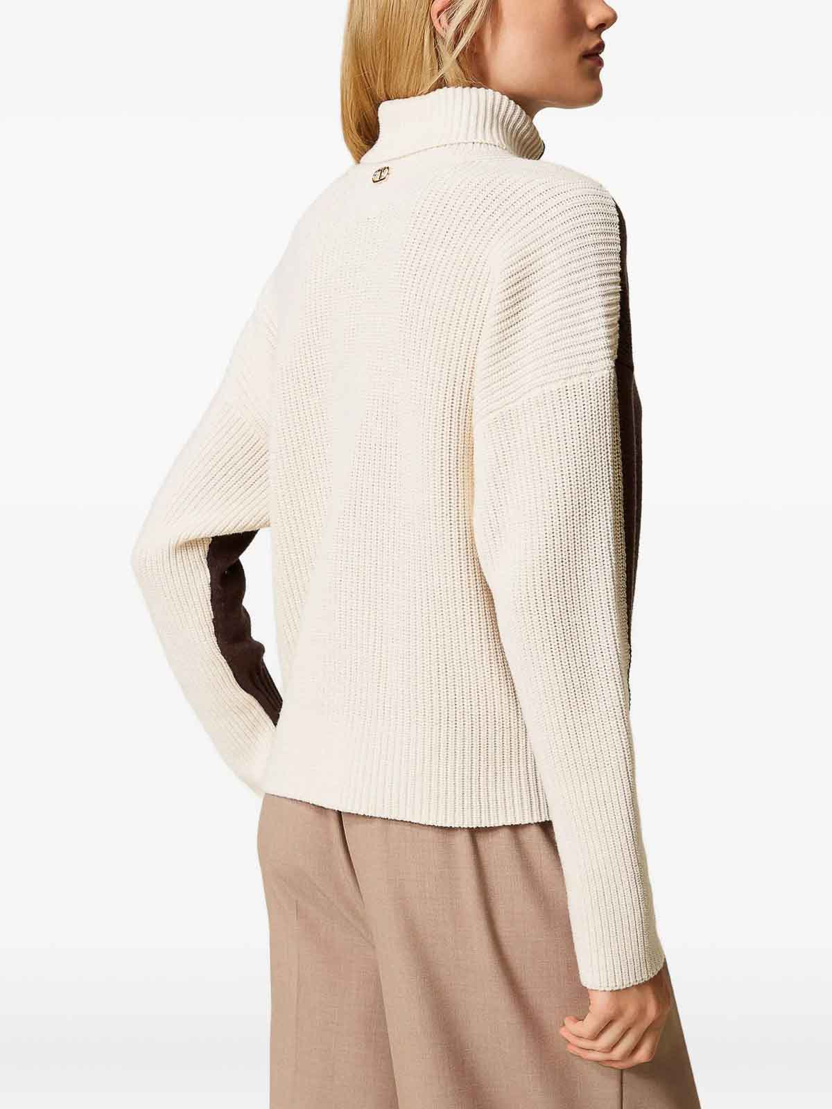 Twinset Sweater In Brown