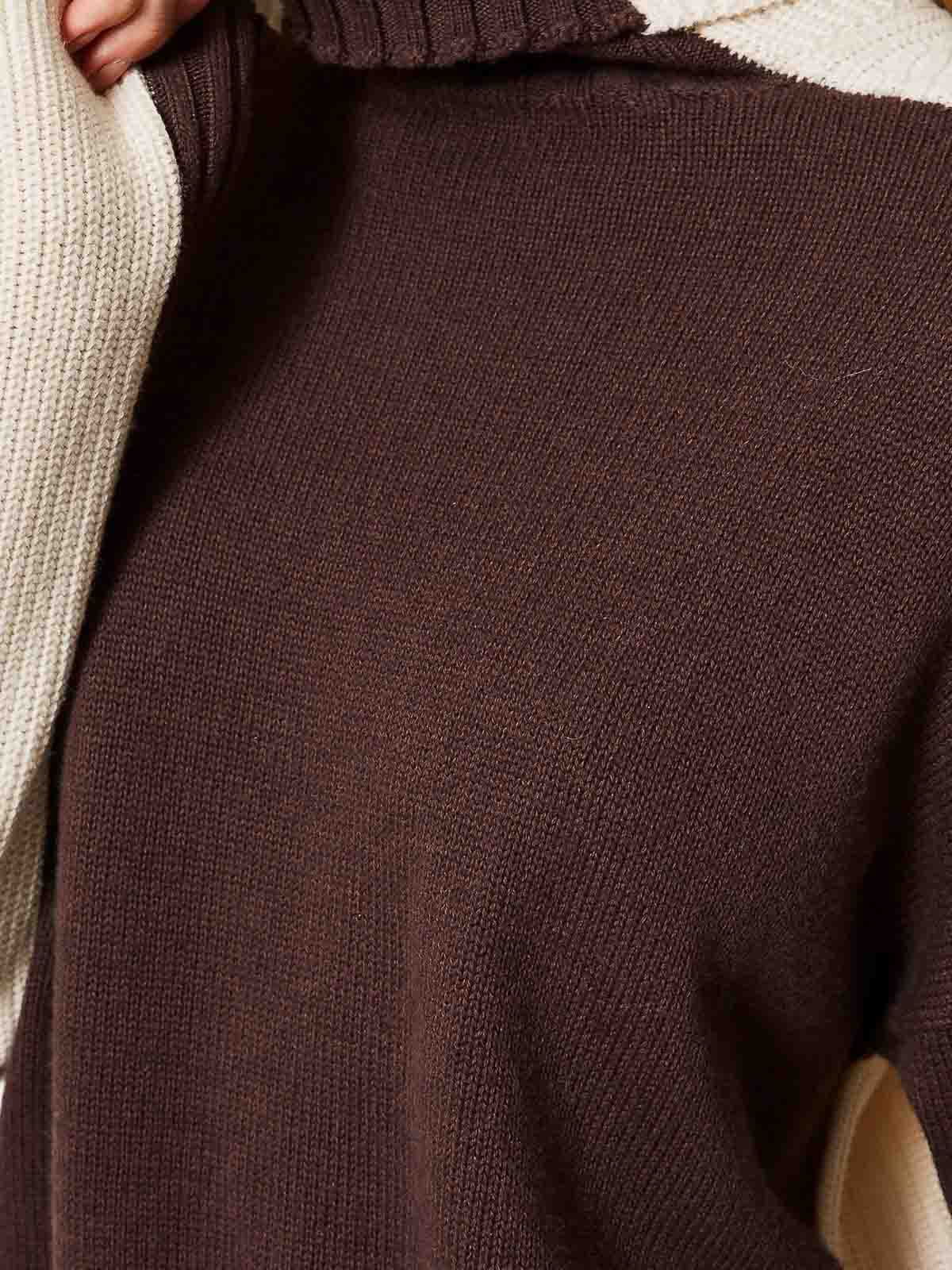 Twinset Sweater In Brown