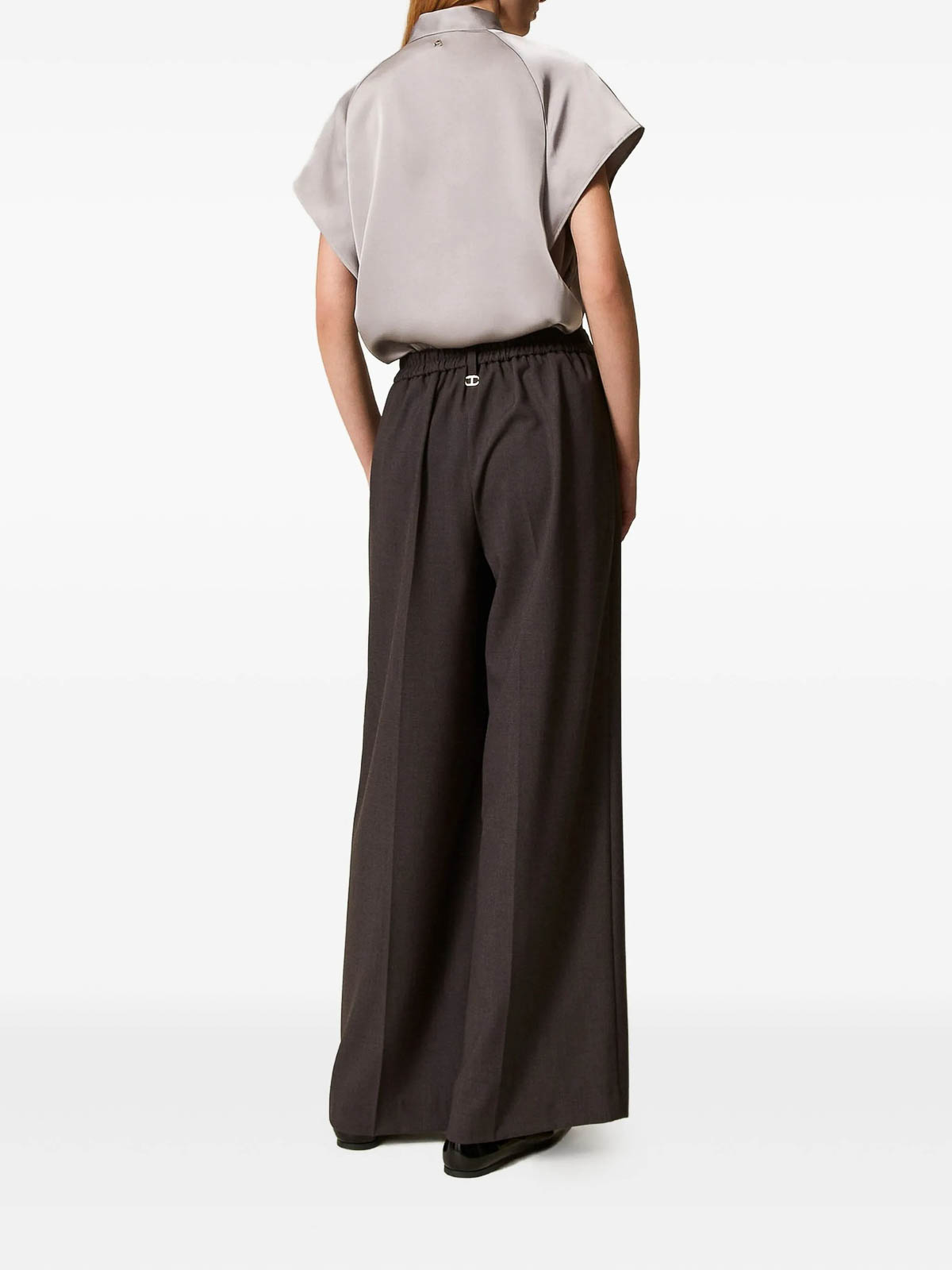 Twinset Pants In Gray