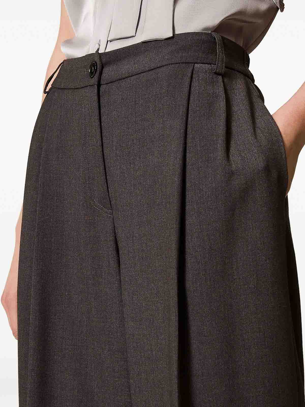 Twinset Pants In Gray