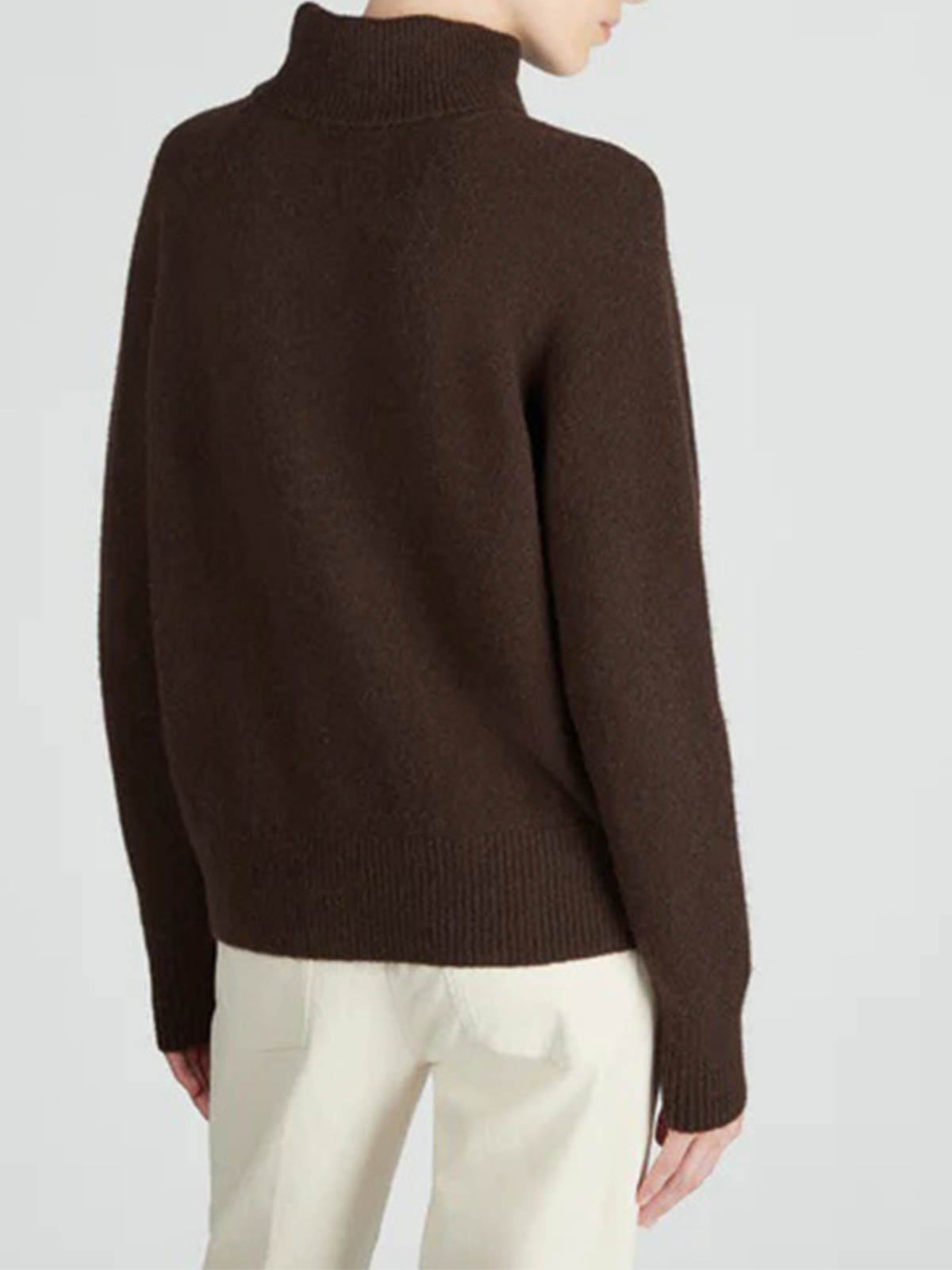 Zanone High-neck Sweater In Burgundy