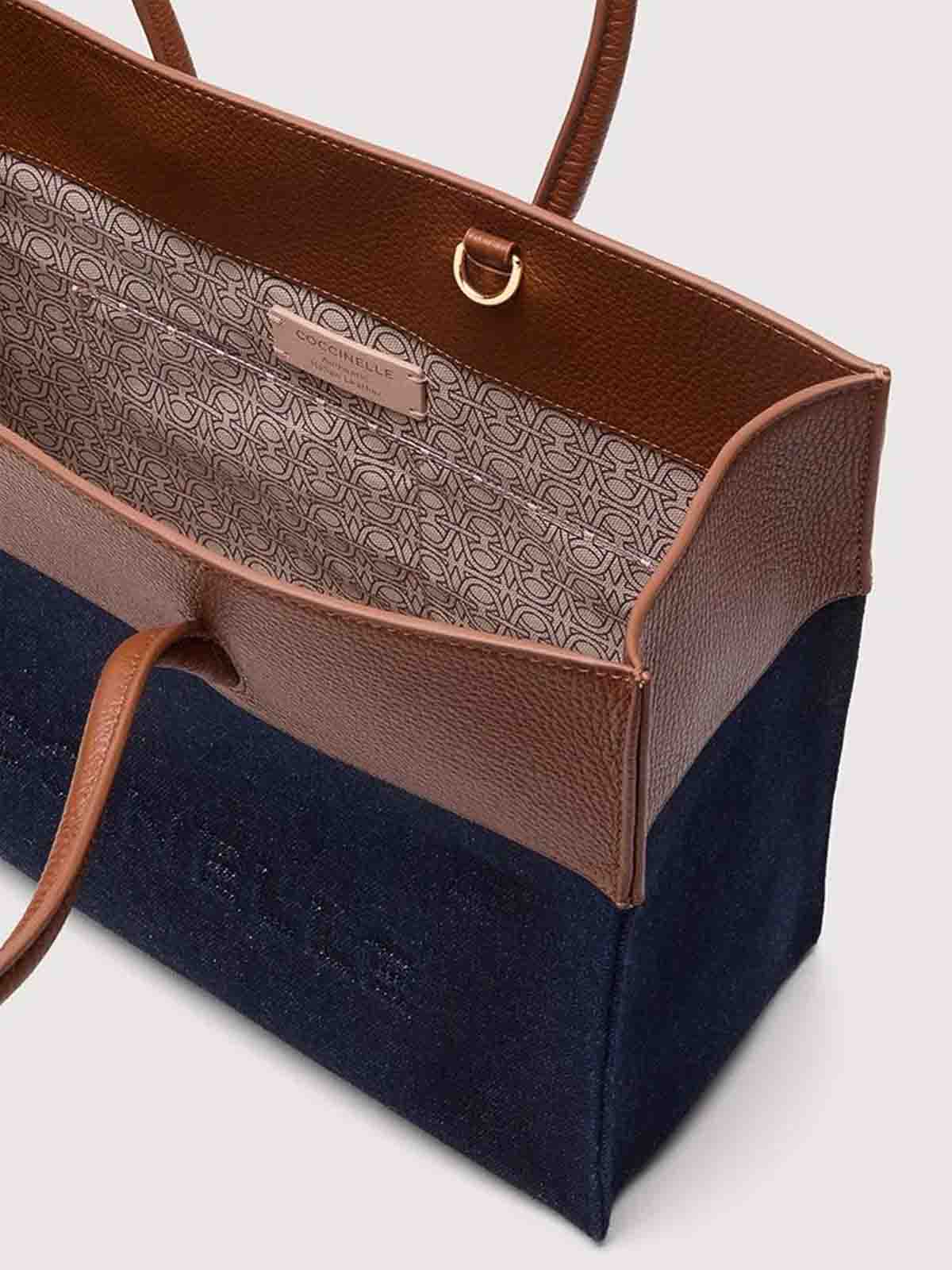Coccinelle Myrtha Denim In Blue