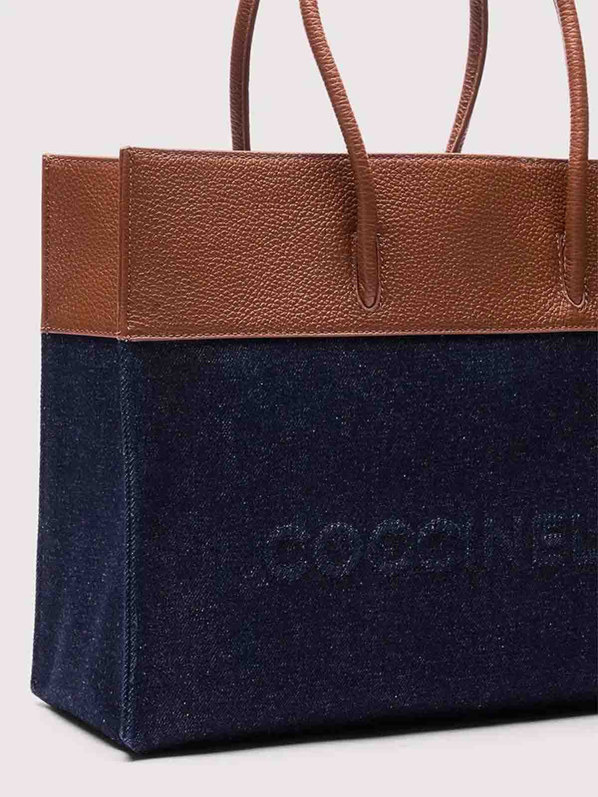 Coccinelle Myrtha Denim In Blue