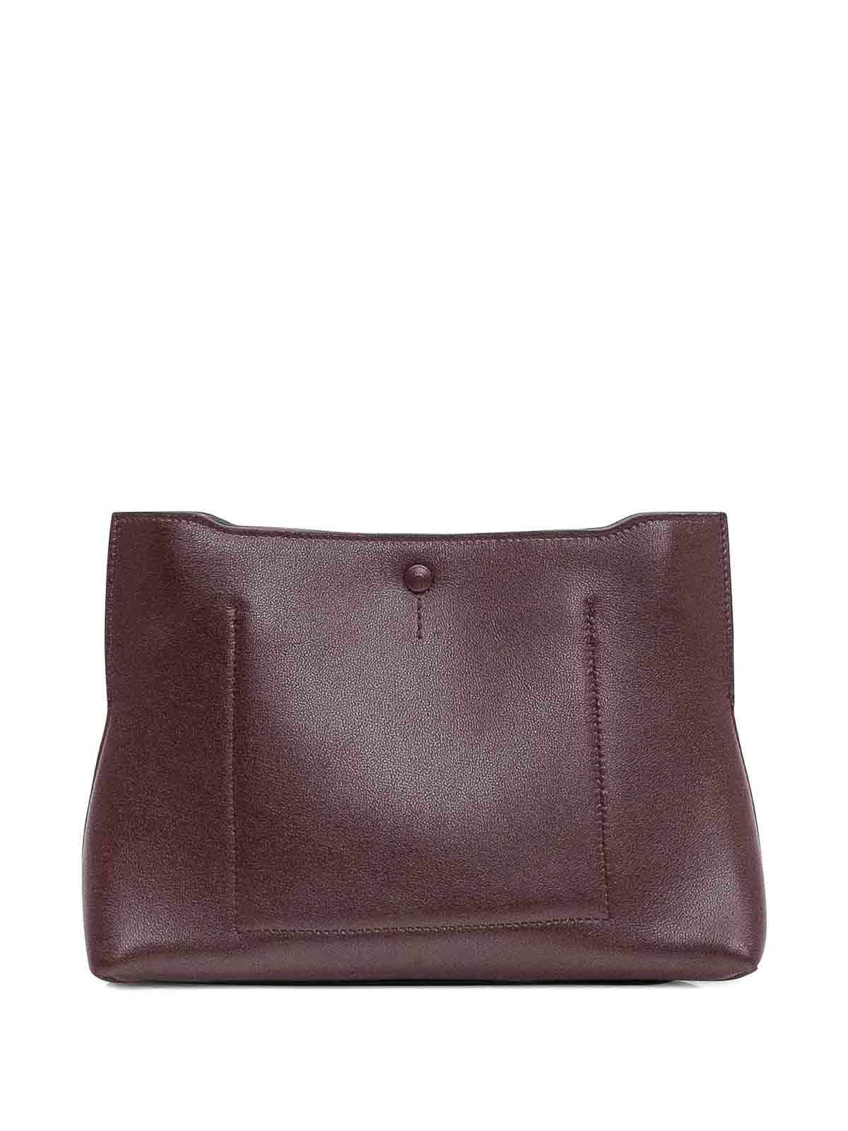 Givenchy Day Flat Pochette In Burgundy