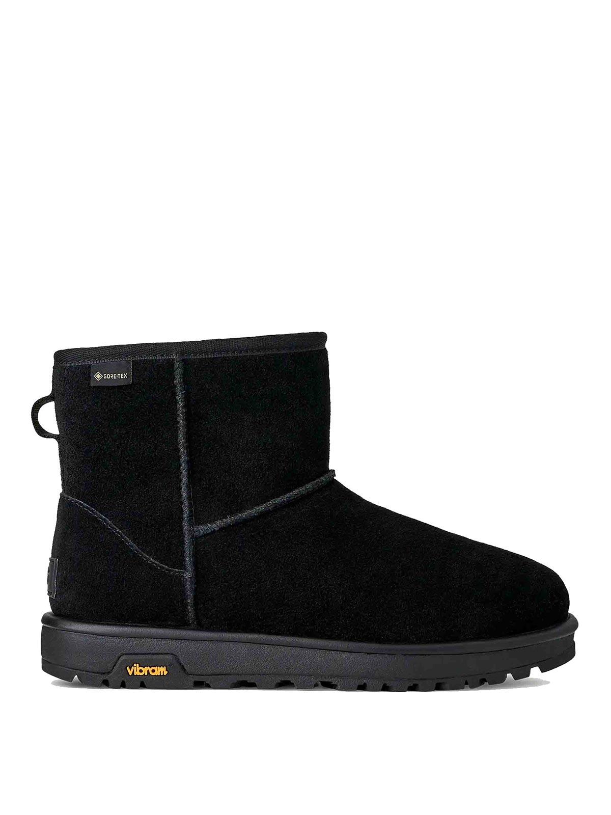Ugg Round Toe Mini Gore-tex Ankle Boots In Black