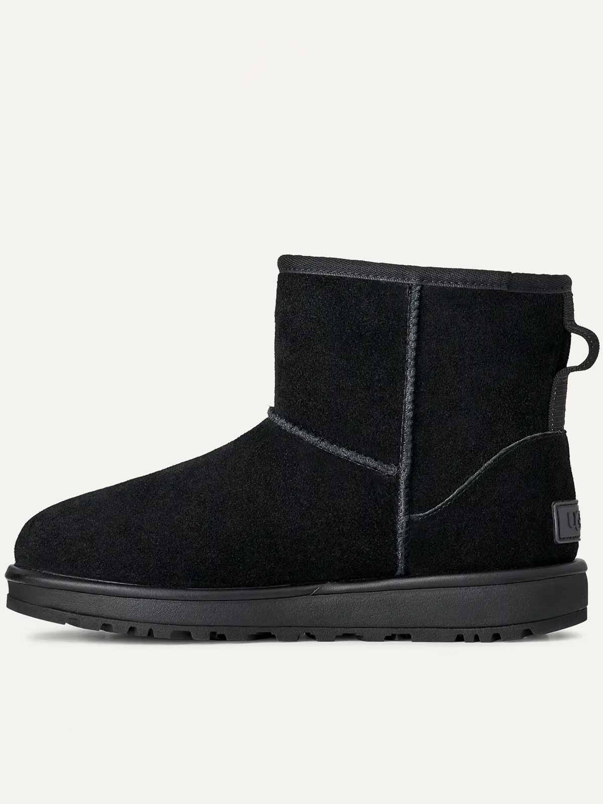 Ugg Round Toe Mini Gore-tex Ankle Boots In Black