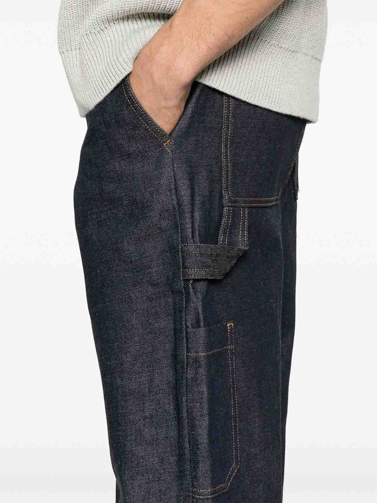 Apc Denim Loose-fit Jeans In Gray