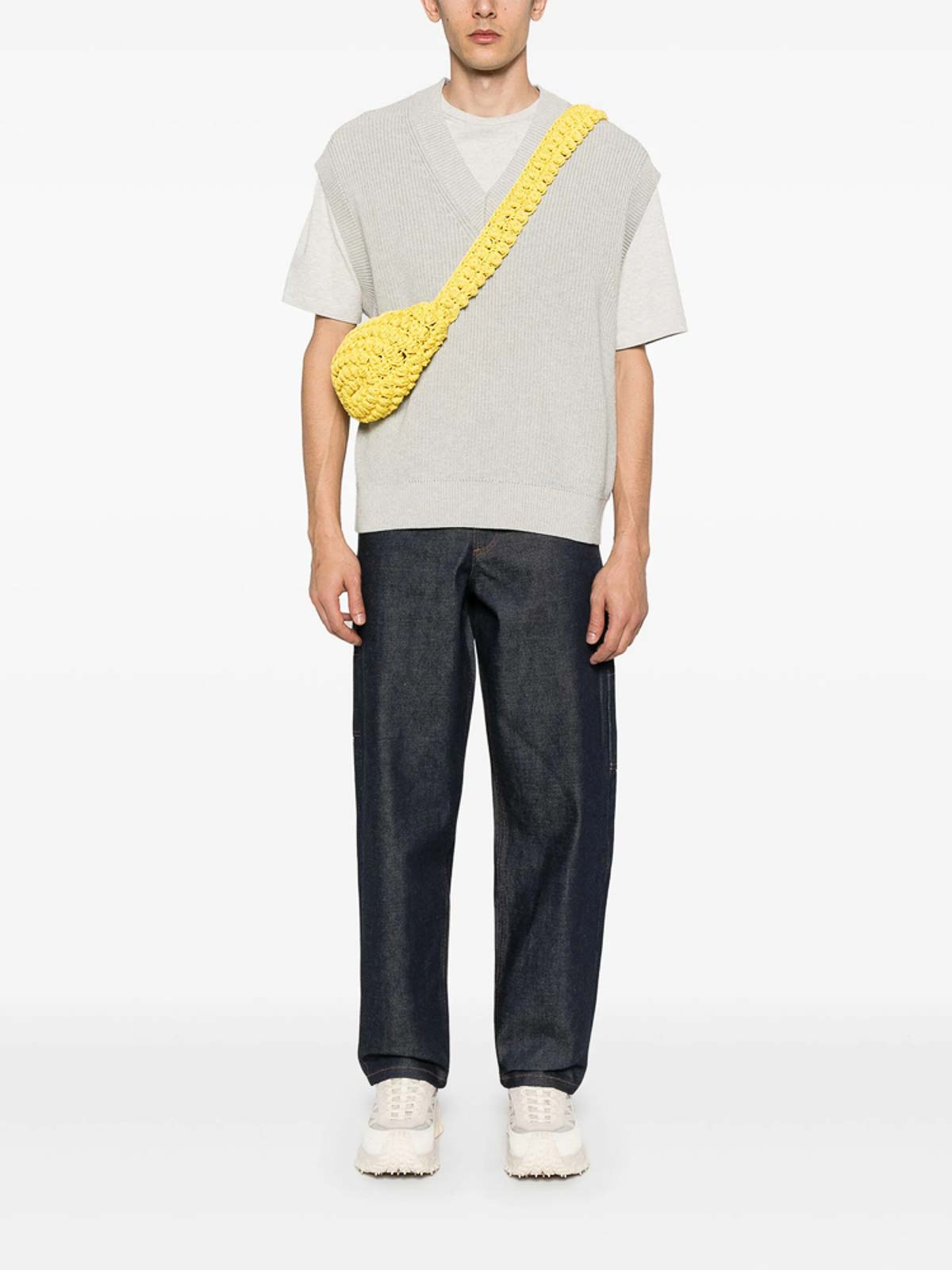Apc Denim Loose-fit Jeans In Gray