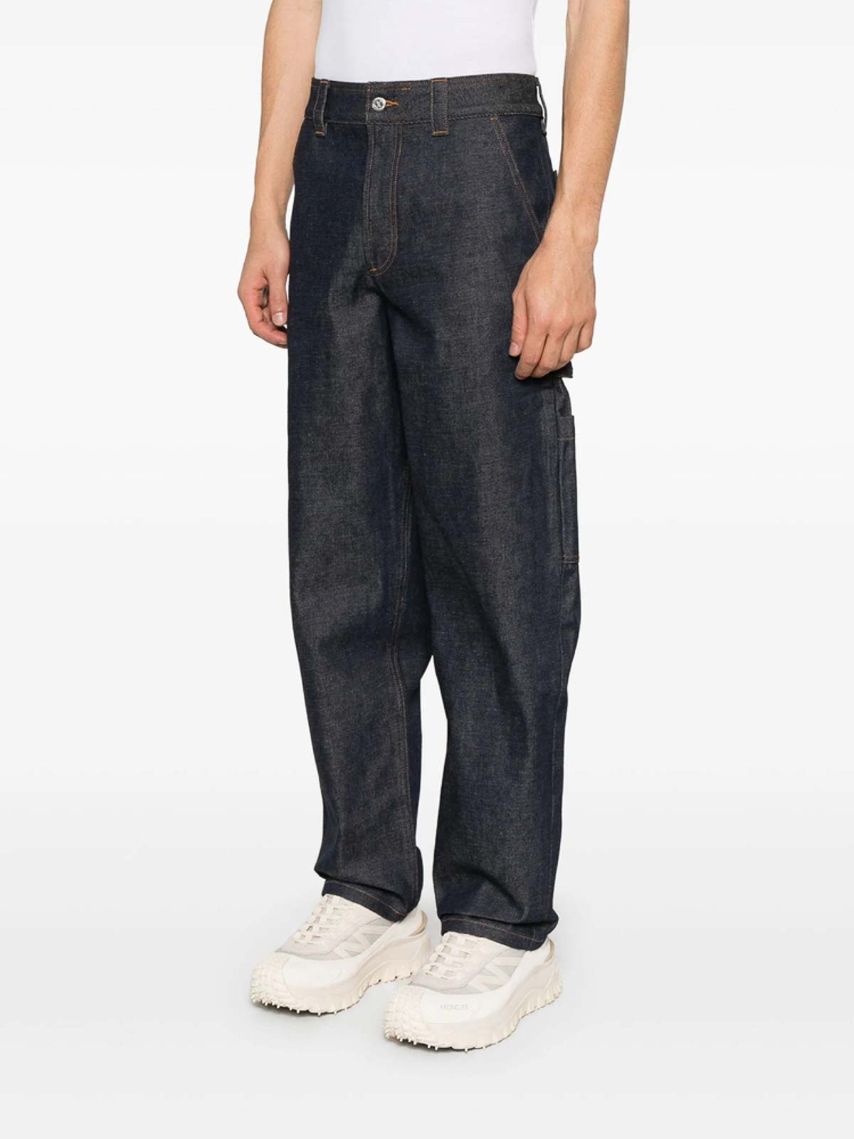 Apc Denim Loose-fit Jeans In Gray