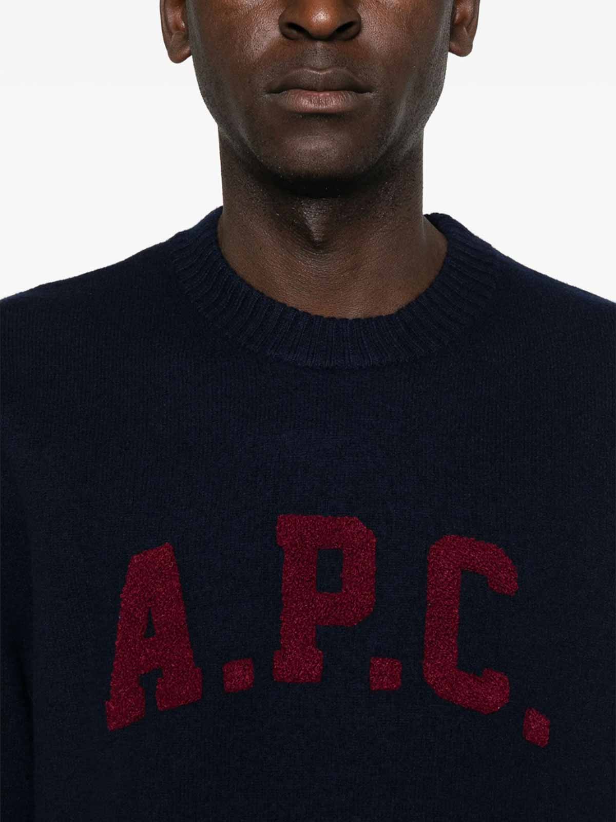 Apc Sweater In Blue