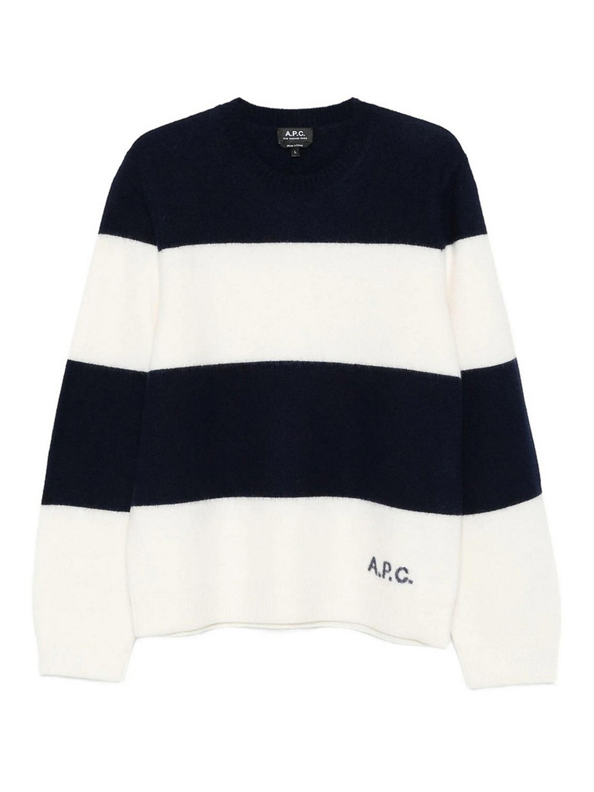 Apc Wool Sweaters In Blue