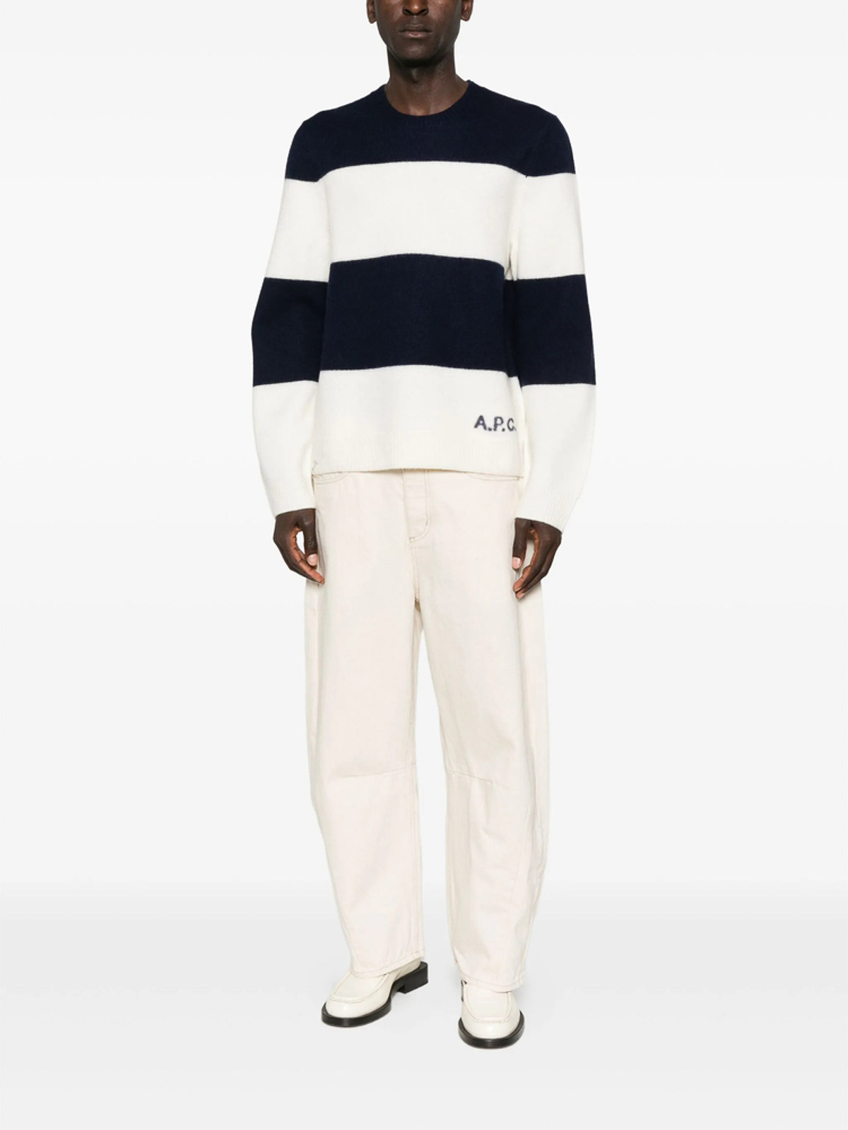 Apc Wool Sweaters In Blue