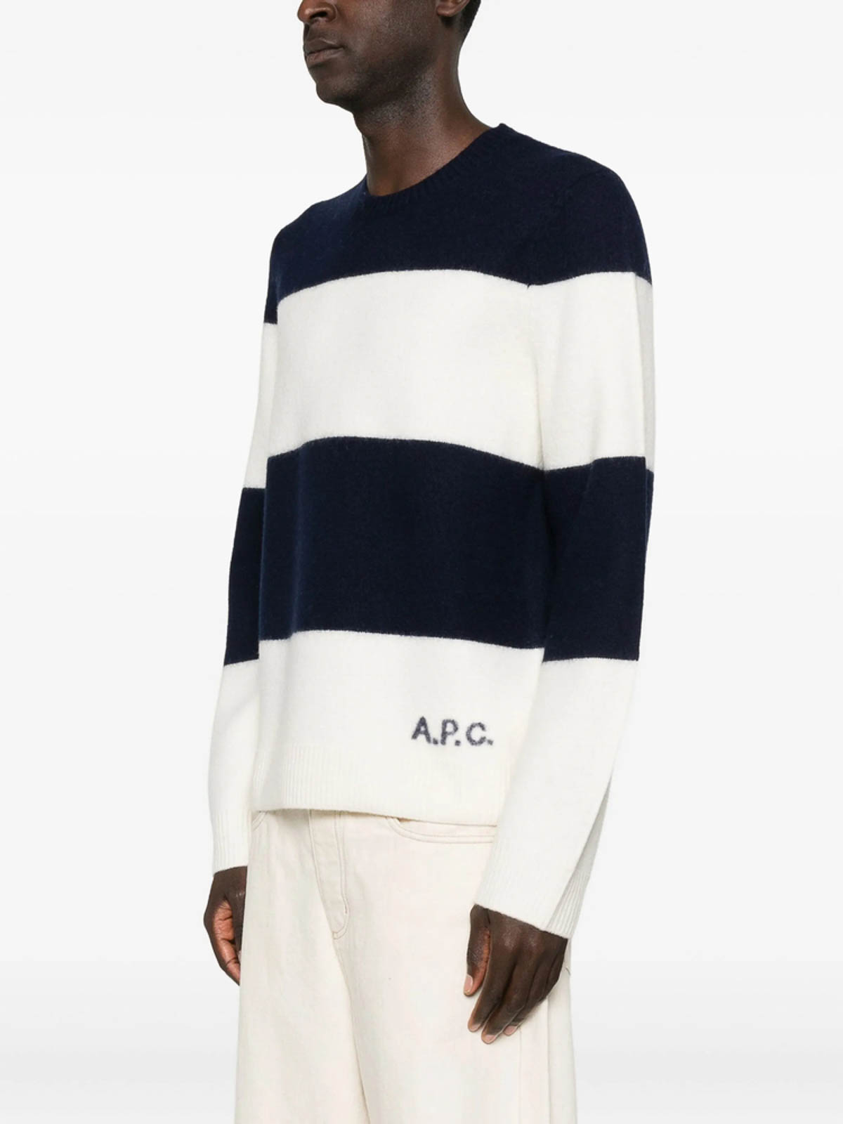 Apc Wool Sweaters In Blue