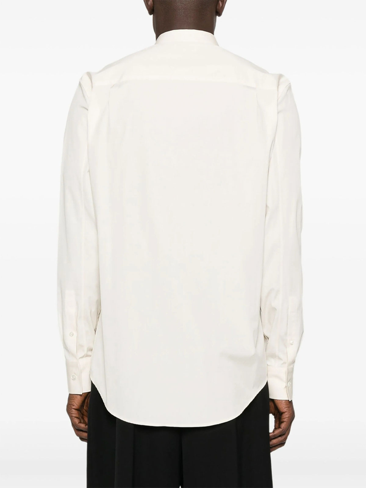 Alexander Mcqueen Mcqueen Ceremonial Soutache Embellished Cotton Poplin Button-up Shirt In White