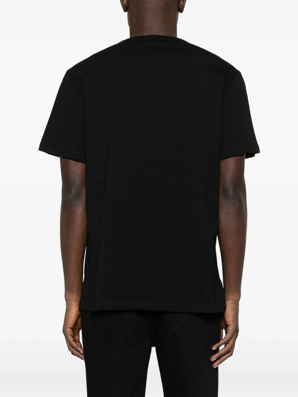 Alexander Mcqueen Embroidered T-shirt In Black