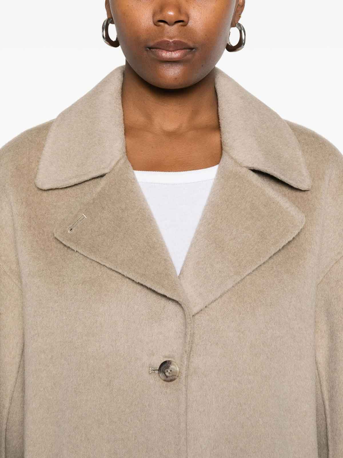 Anine Bing Fabric Coats In Brown