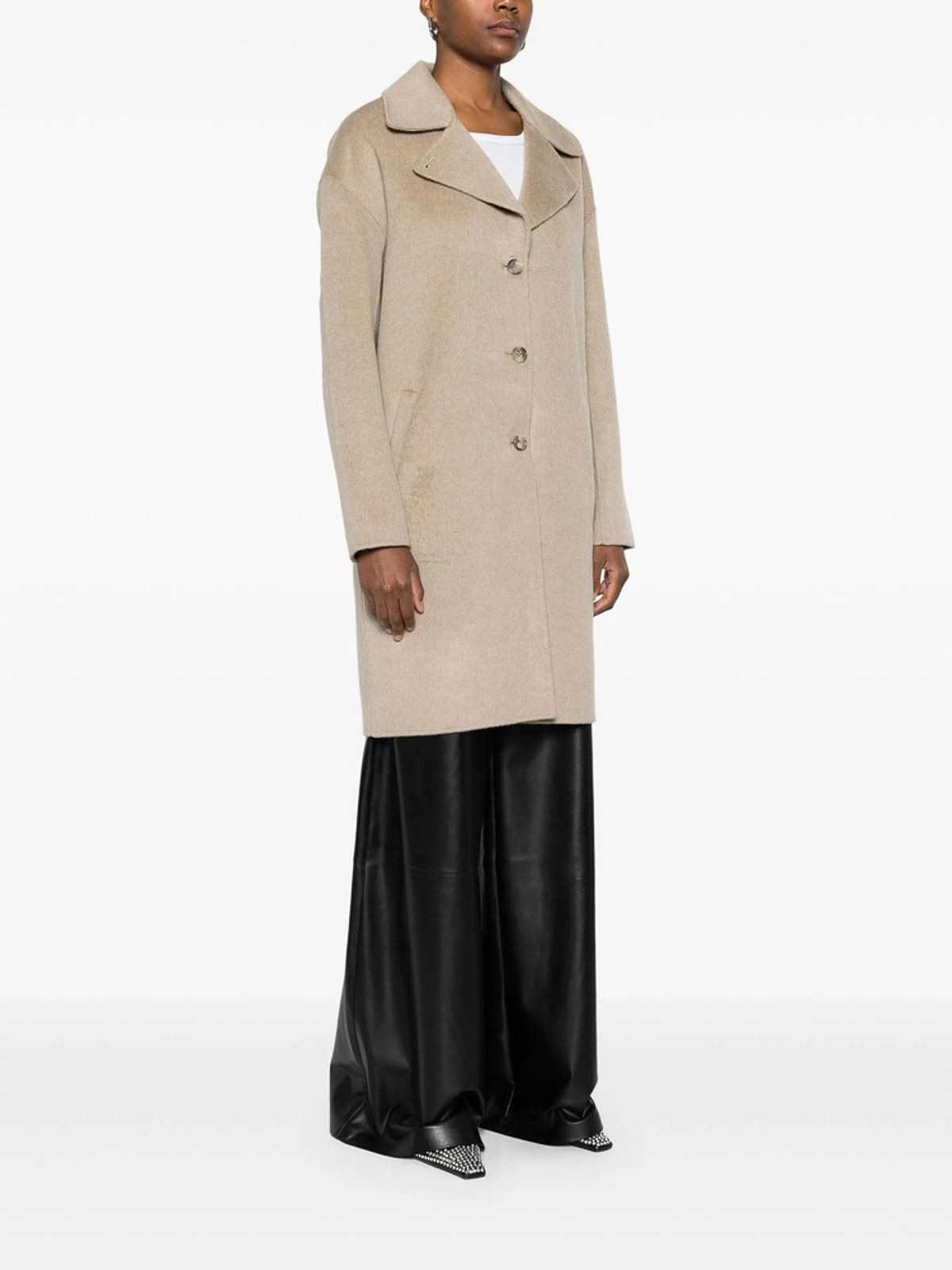 Anine Bing Fabric Coats In Brown