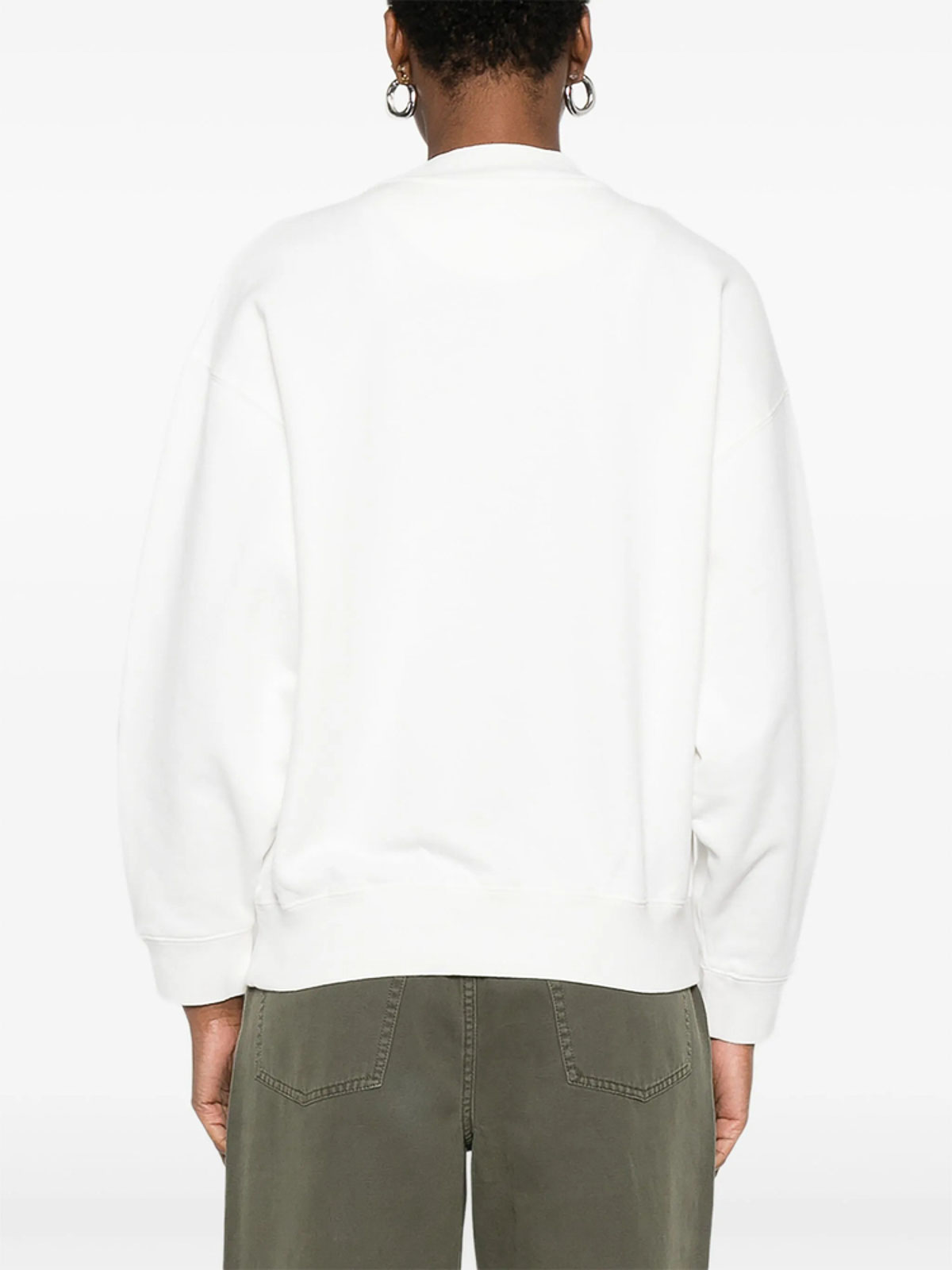 Anine Bing Womens Ivory Jaci Los Angeles Relaxed Cotton-jersey Sweatshirt In White
