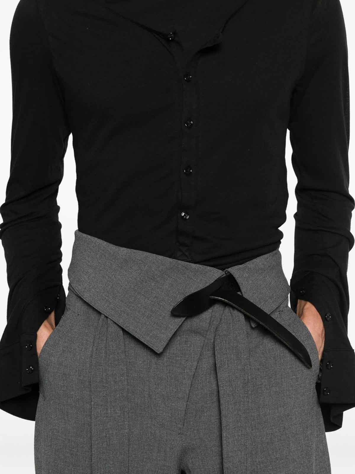 Ann Demeulemeester Cotton Sweaters In Black