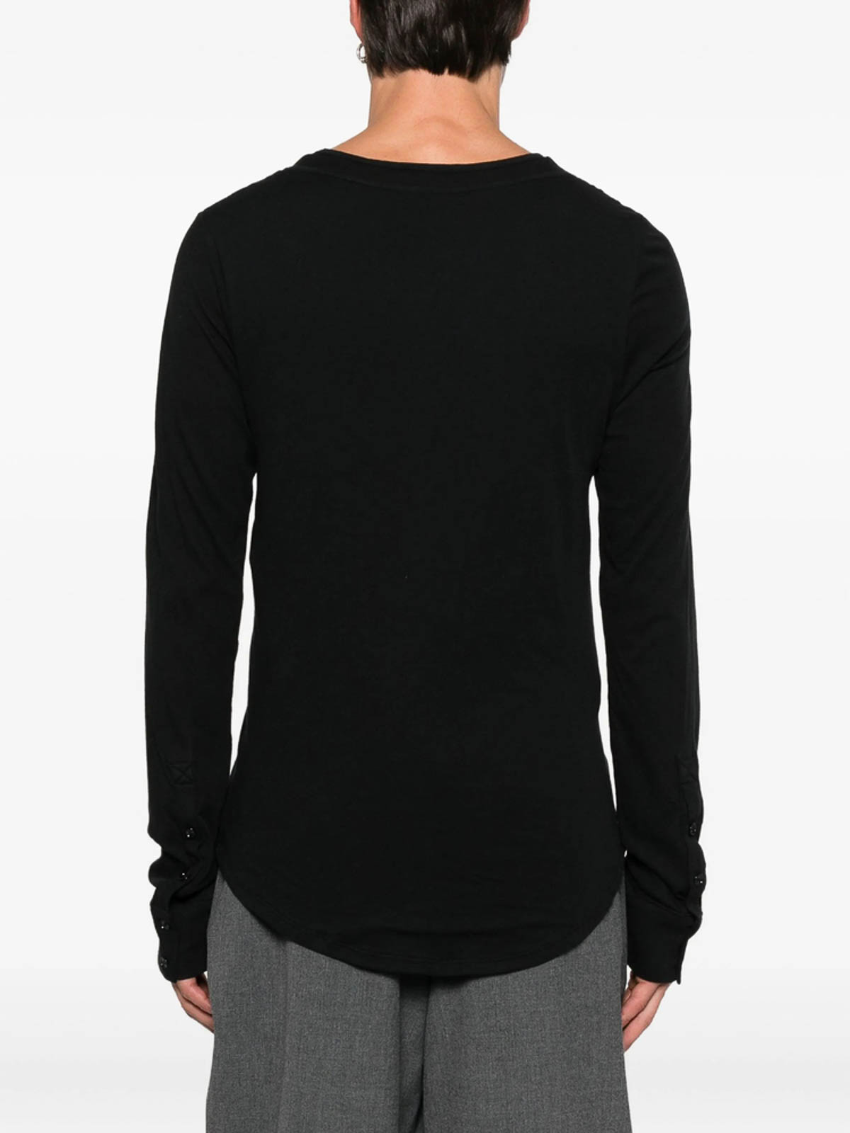Ann Demeulemeester Cotton Sweaters In Black