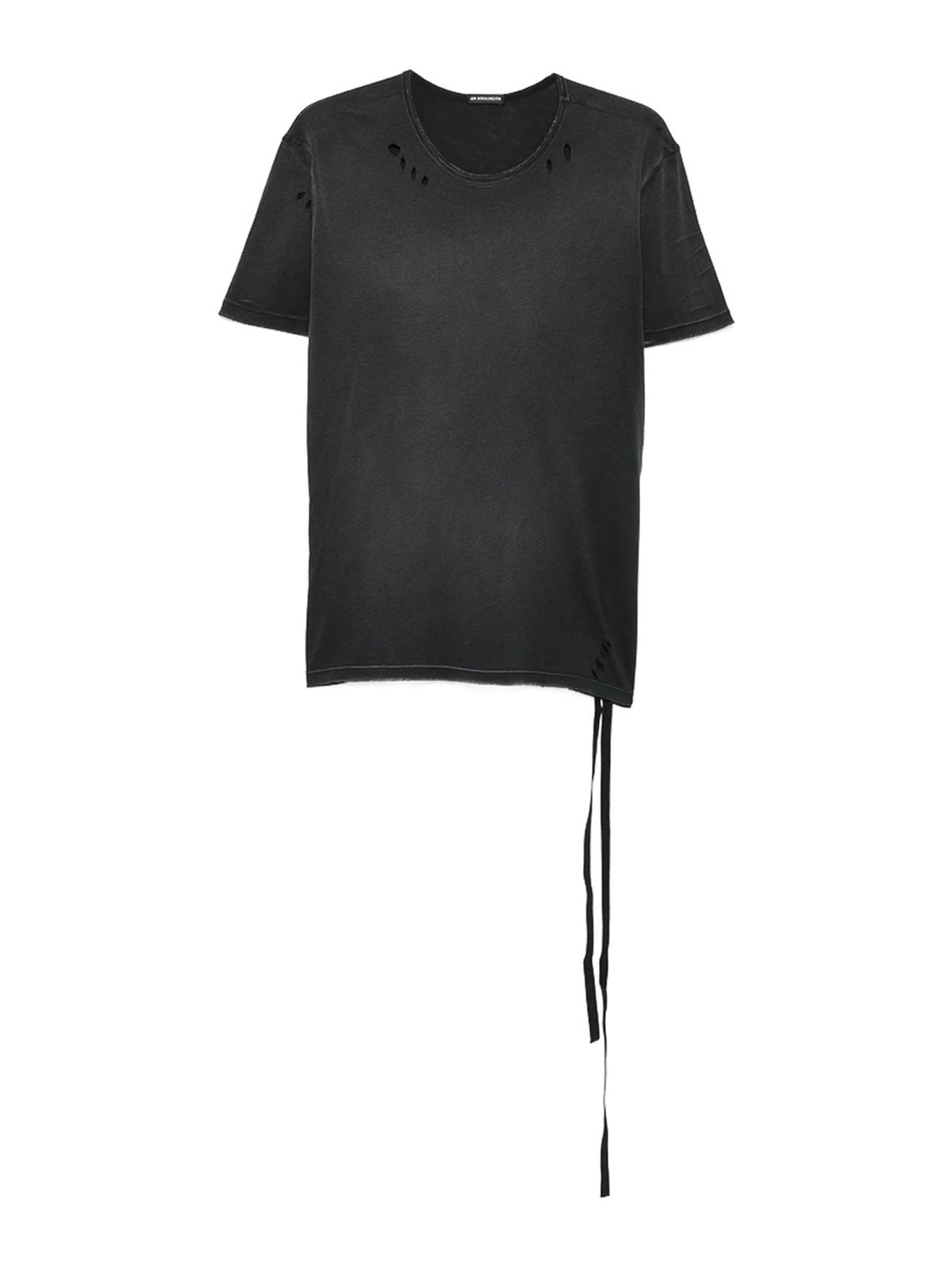 Ann Demeulemeester Cotton T Shirts In Black