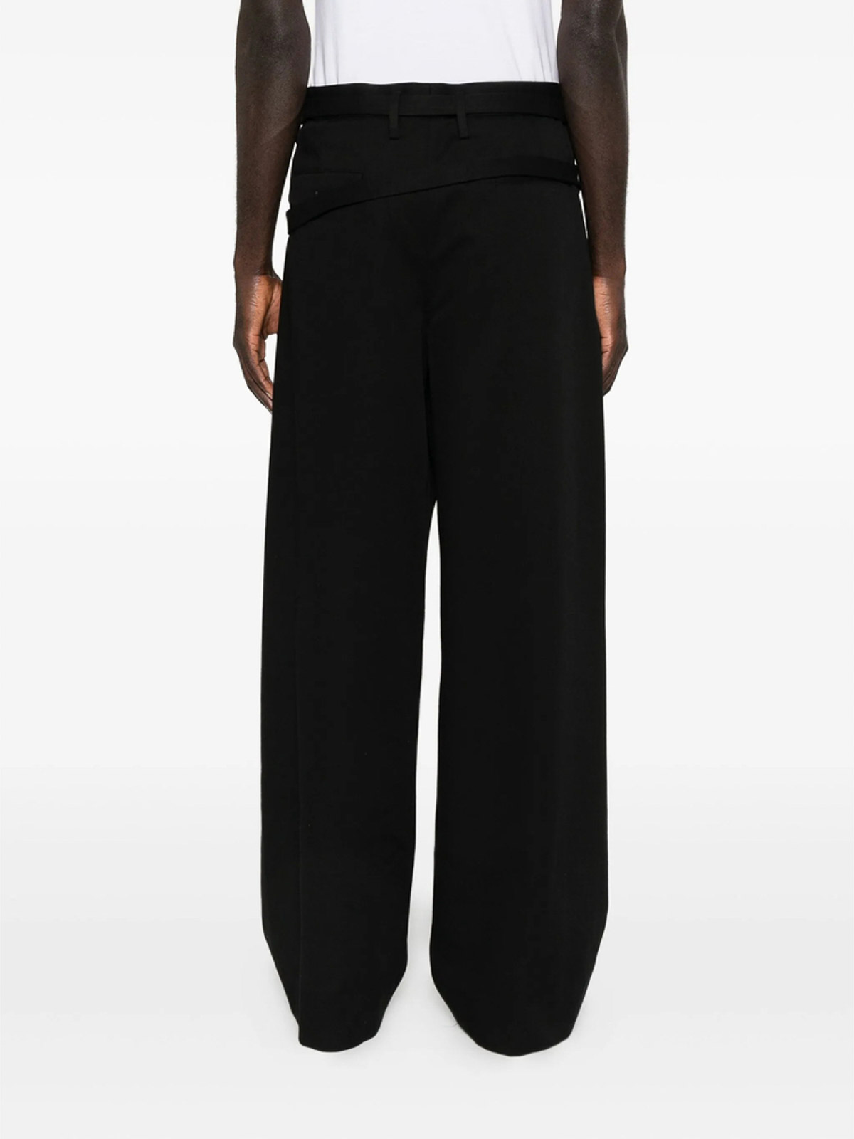 Ann Demeulemeester Fabric Pants In Black