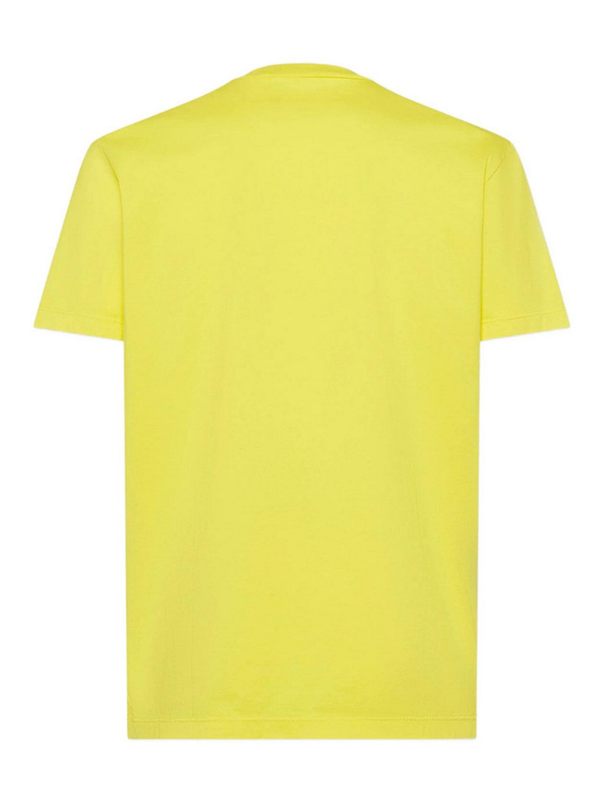 Dsquared2 T-shirt In Yellow
