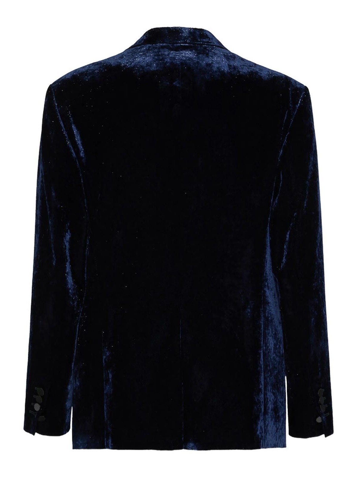 Dsquared2 Giacca In Velluto Blu Notte Uomo In Blue
