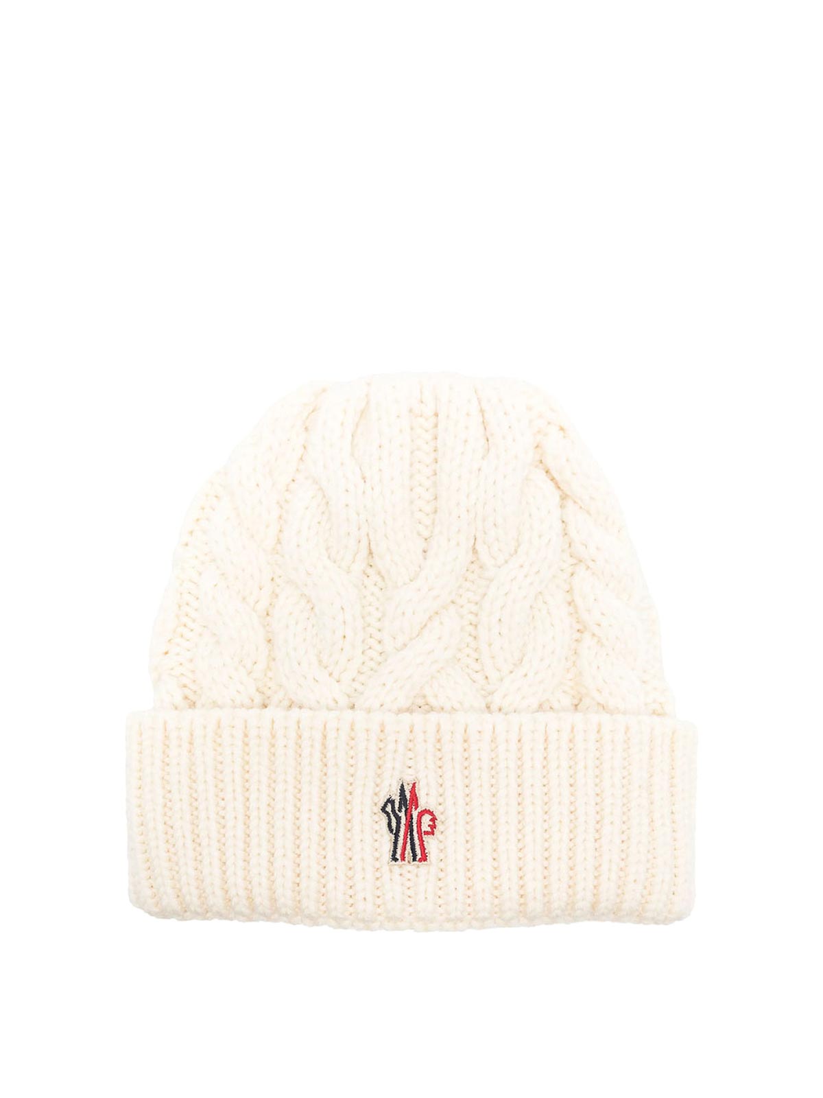 Moncler Wool Hats In White