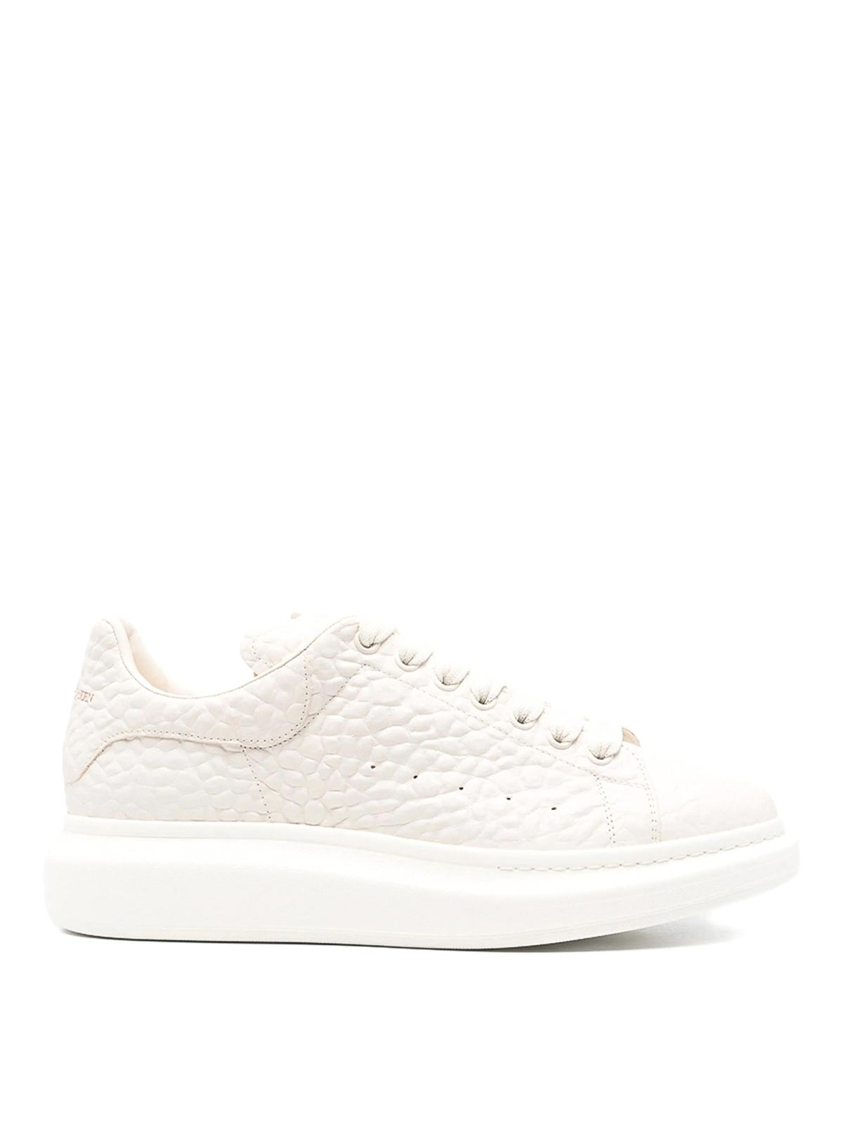 Alexander Mcqueen Leather Sneakers In White