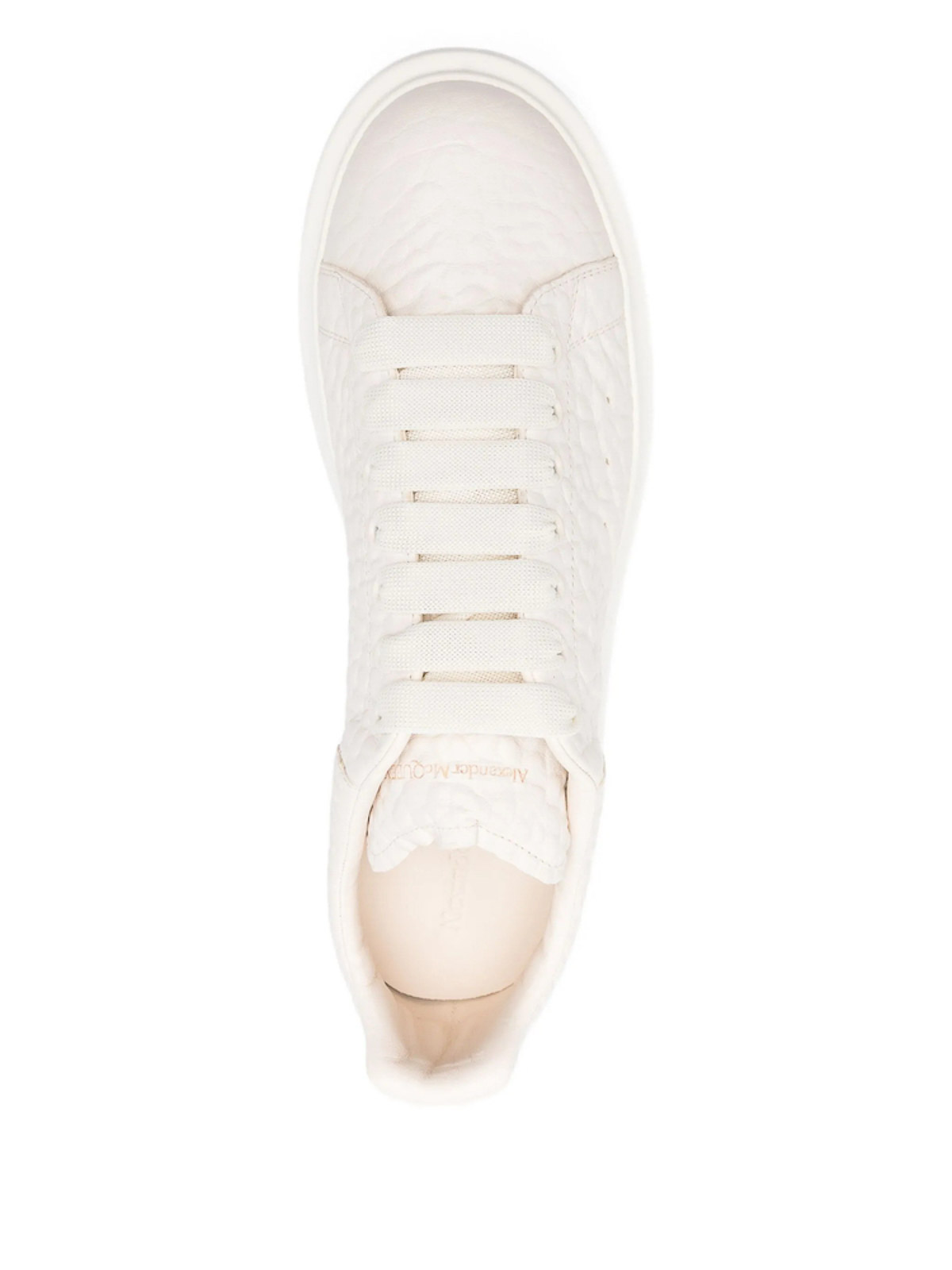 Alexander Mcqueen Leather Sneakers In White