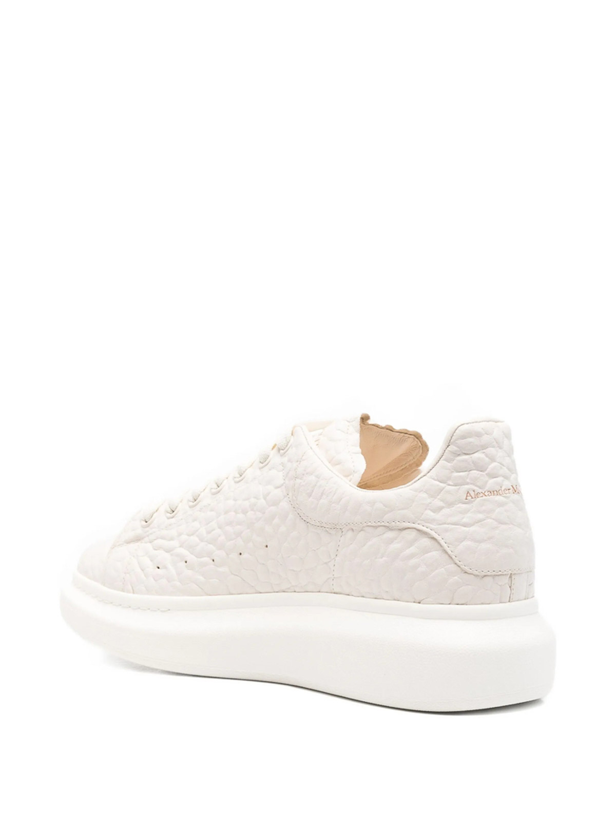 Alexander Mcqueen Leather Sneakers In White
