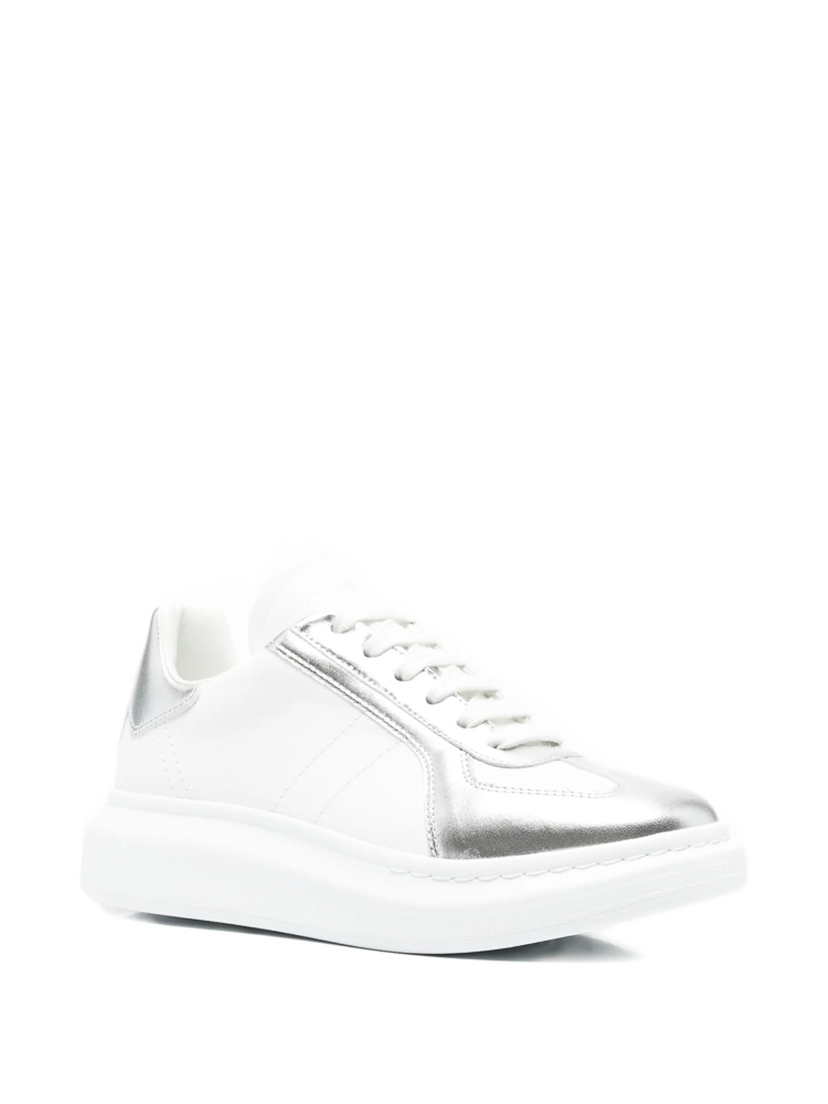 Alexander Mcqueen Zapatillas - Blanco In Silver