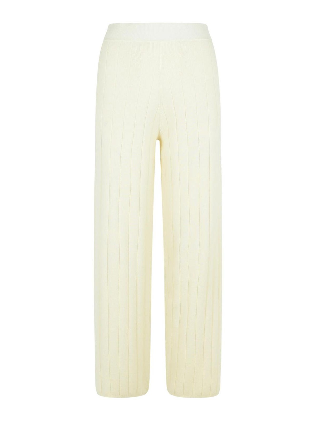 Max Mara Jardin White Cachemire Jogger Pants
