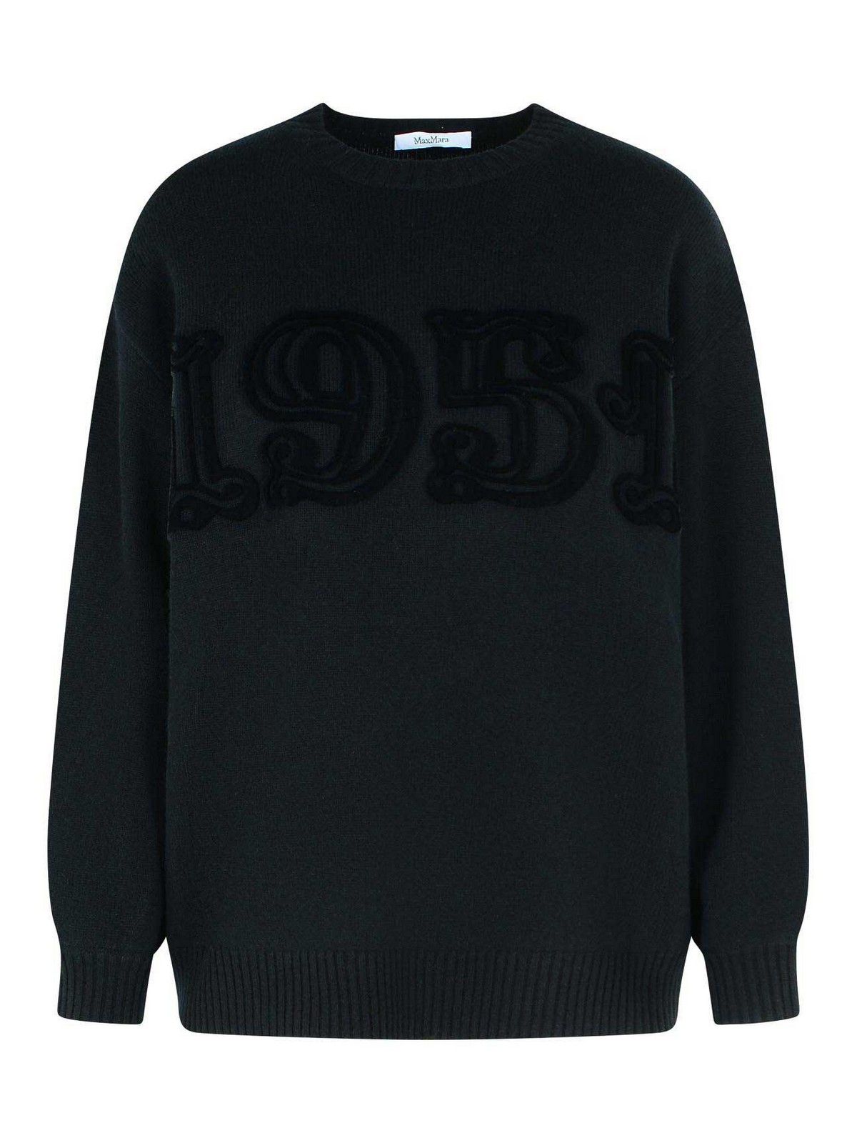 Max Mara Black Wool And Cashmere Sweater