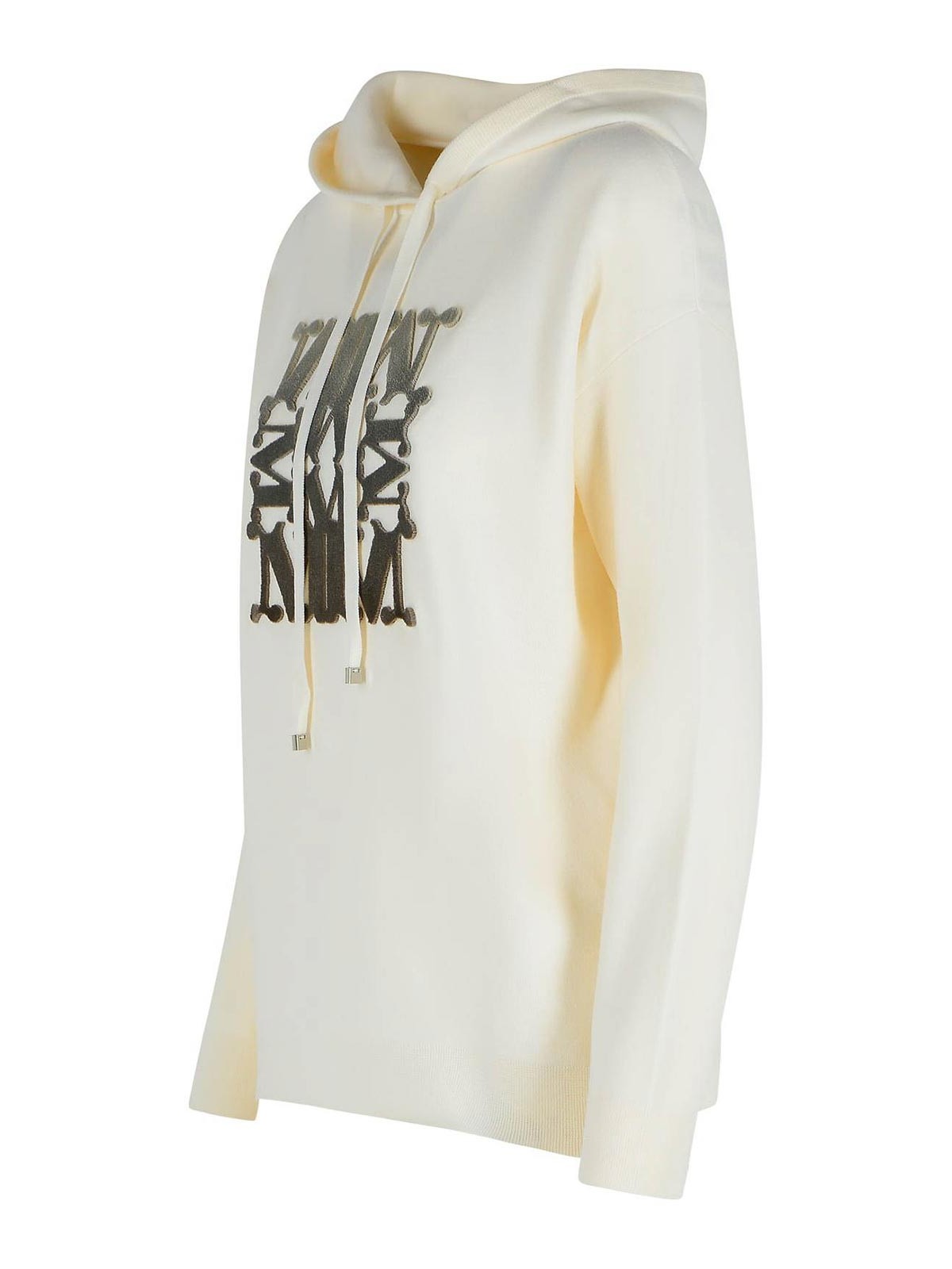 Max Mara Taddeo Cream Virgin Wool Sweater In Neutral
