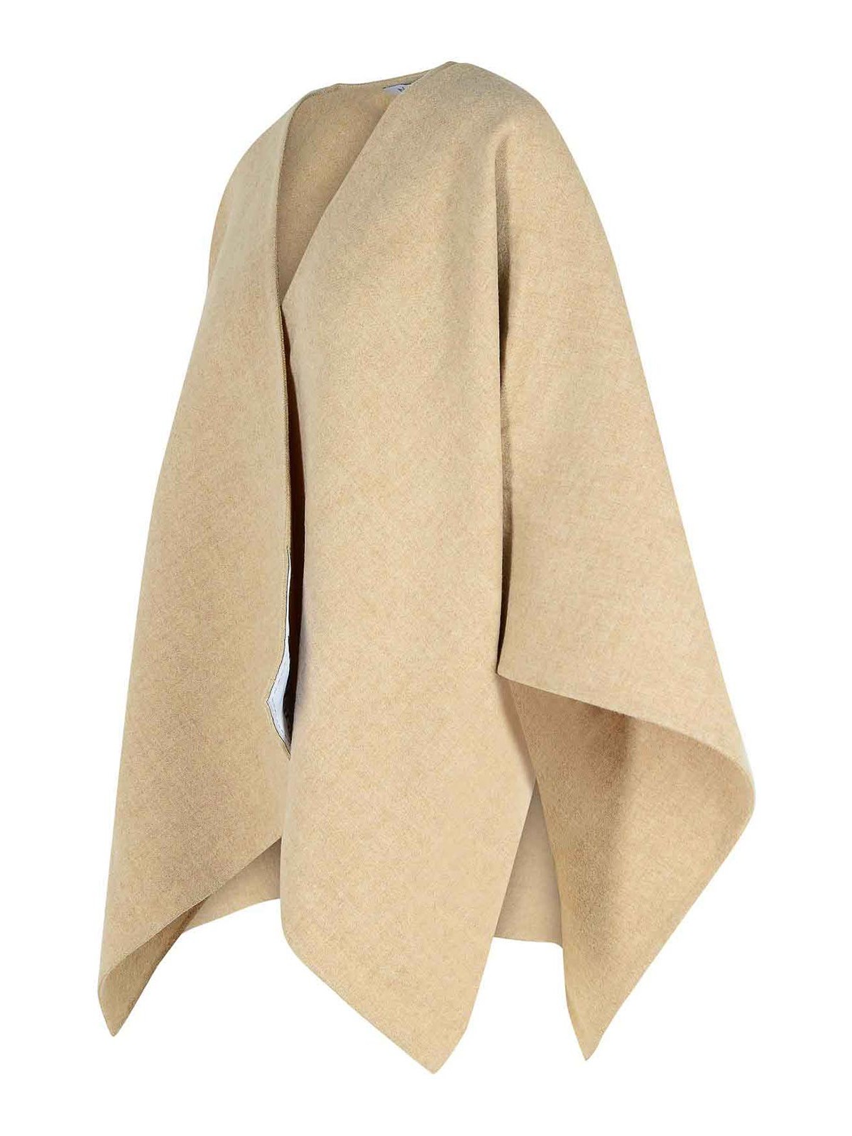 Max Mara Serra Alpaca Sand Blend Shawl In Sand