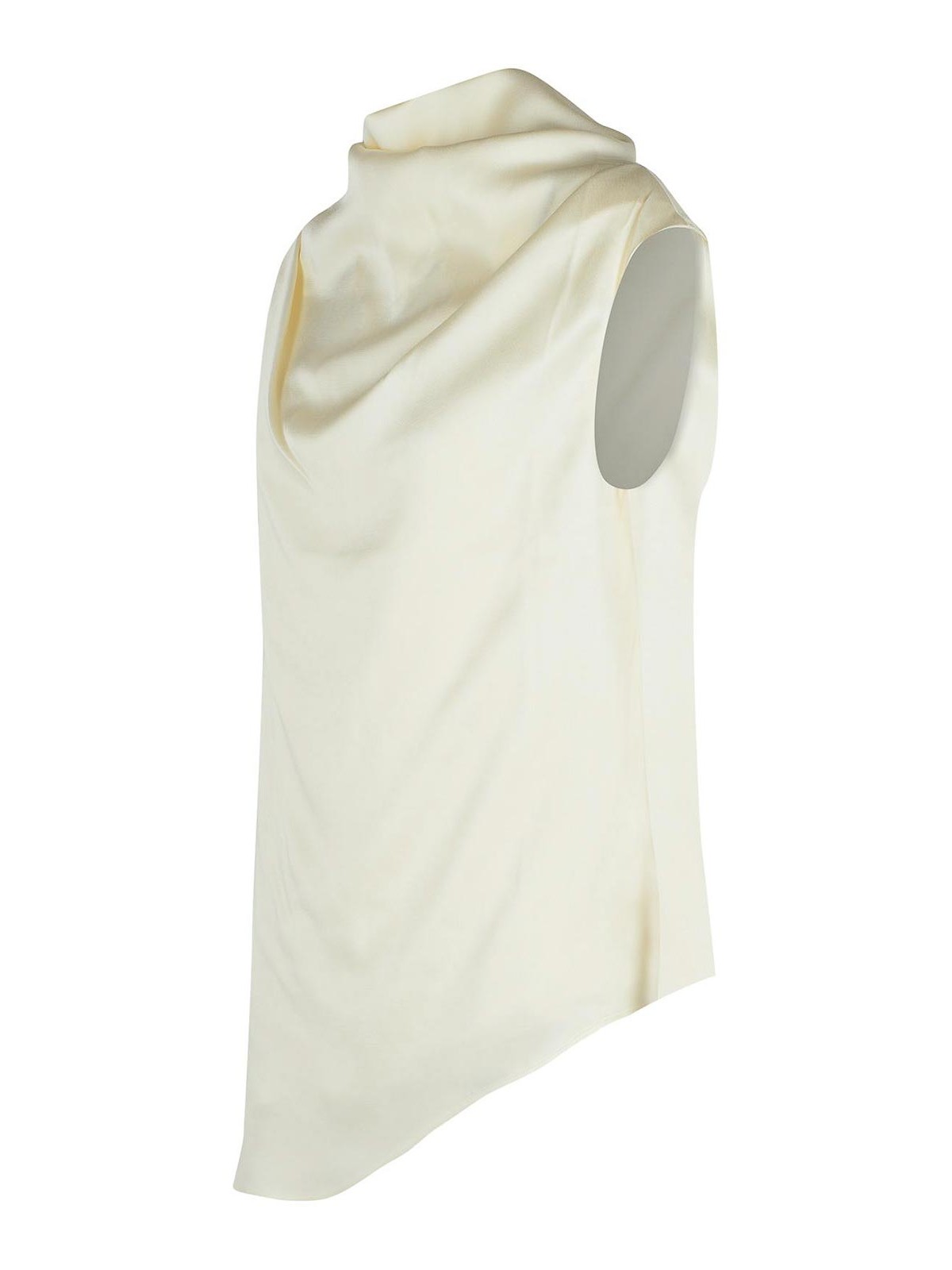 Rohe Cream Viscose Blend Tank Top In Multi
