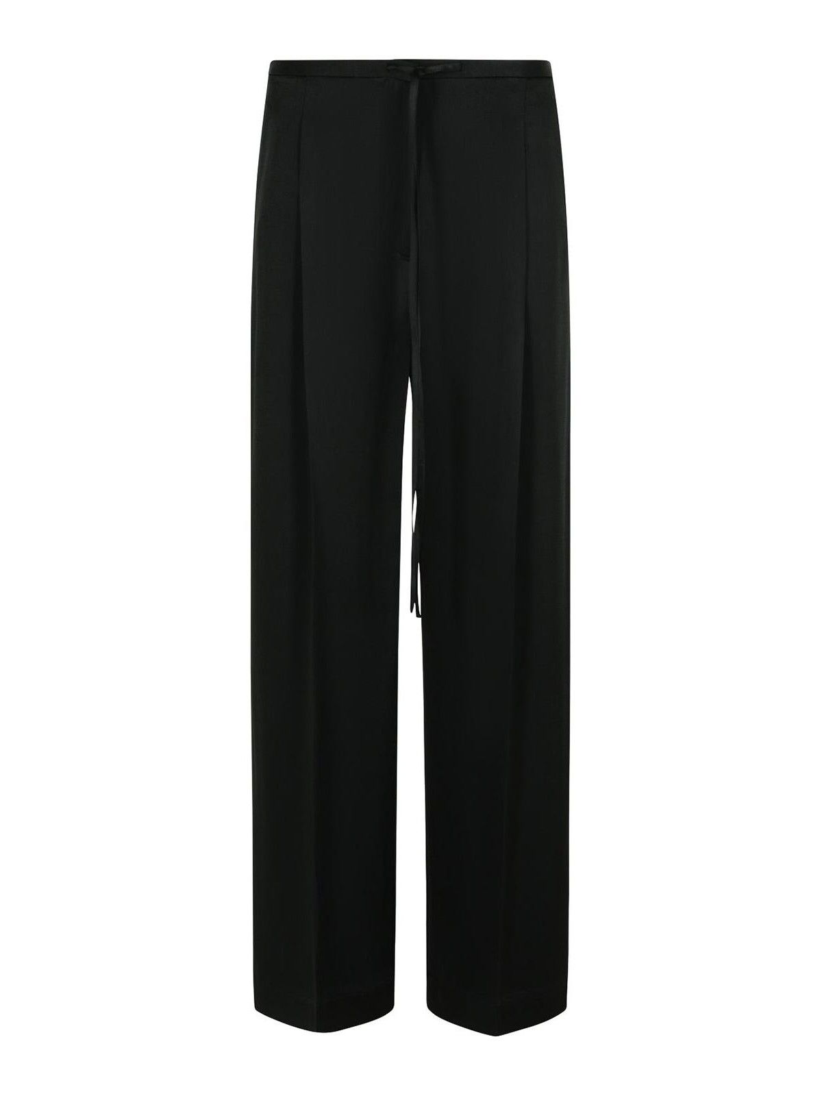 Rohe Black Acetate Blend Trousers In Multi