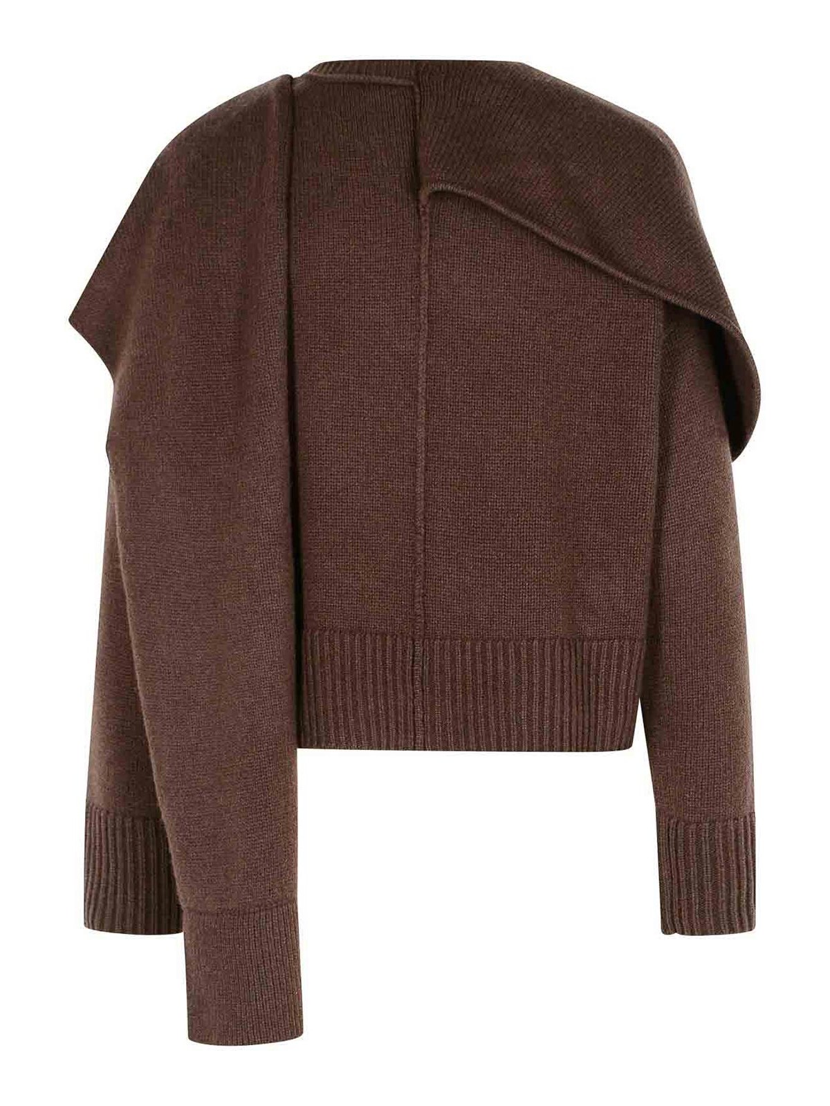 Simkhai Elson Brown Wool And Cashmere Sweater In Brown