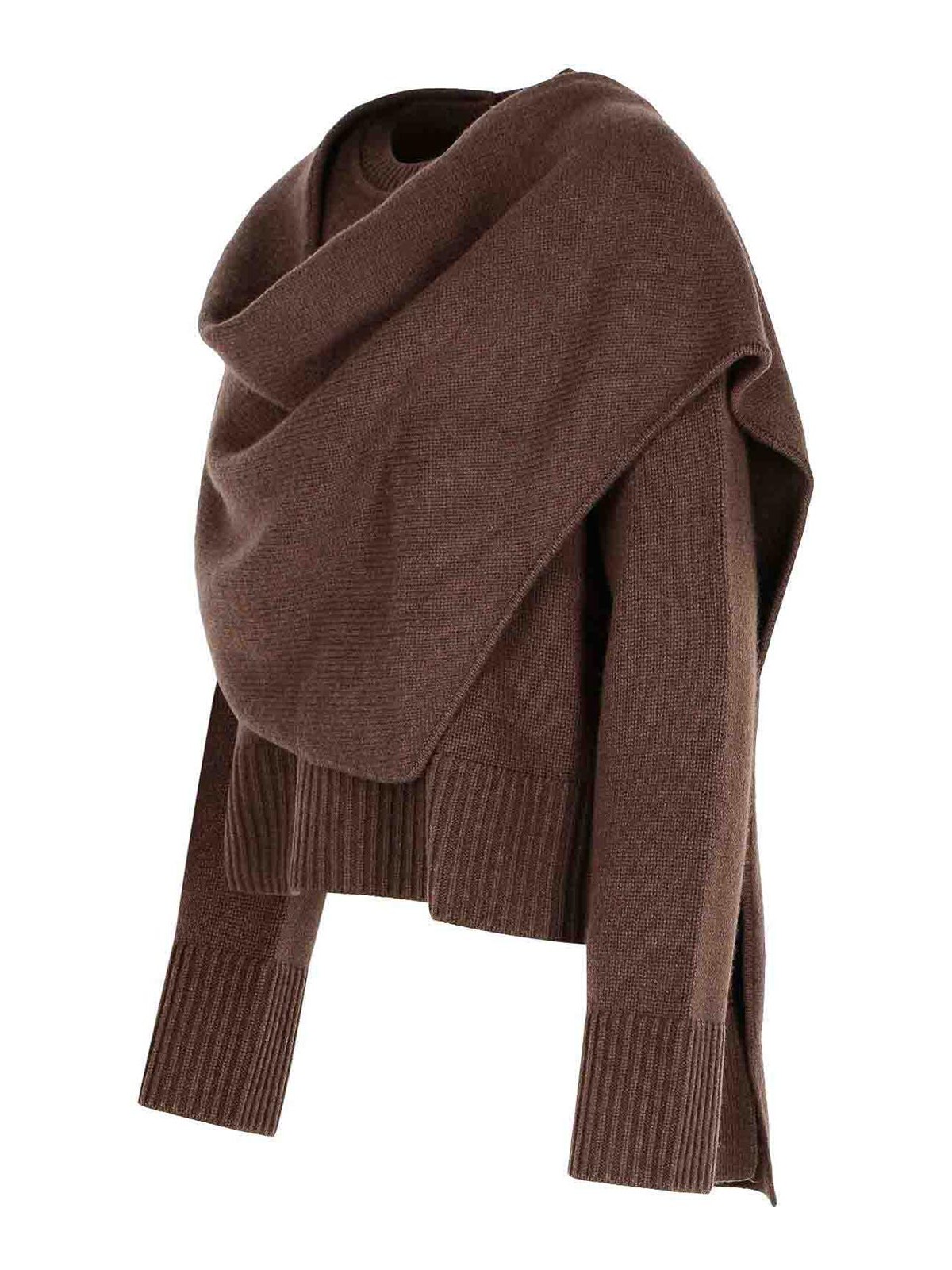 Simkhai Elson Brown Wool And Cashmere Sweater In Brown