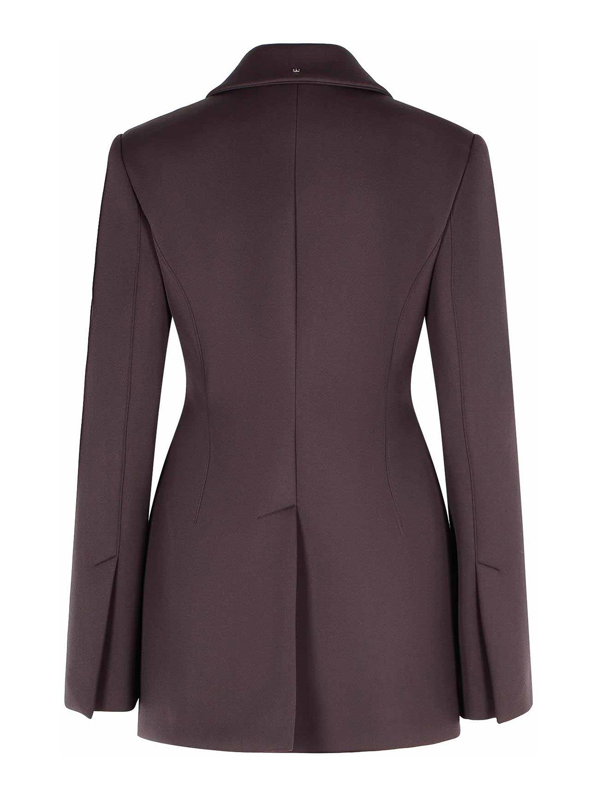 Sportmax Bacio Tight Jacket In Virgin Wool Blend In Multi