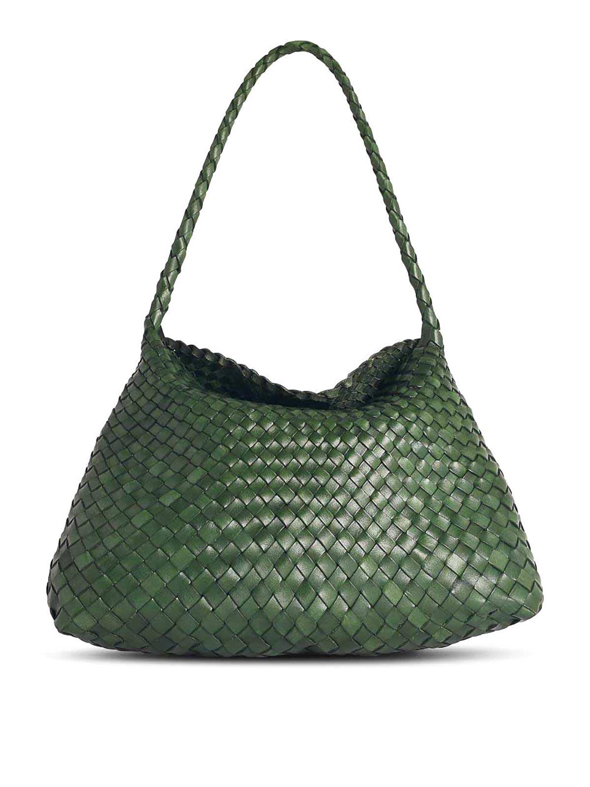 Dragon Diffusion Santa Maria Leaf Green Leather Bag