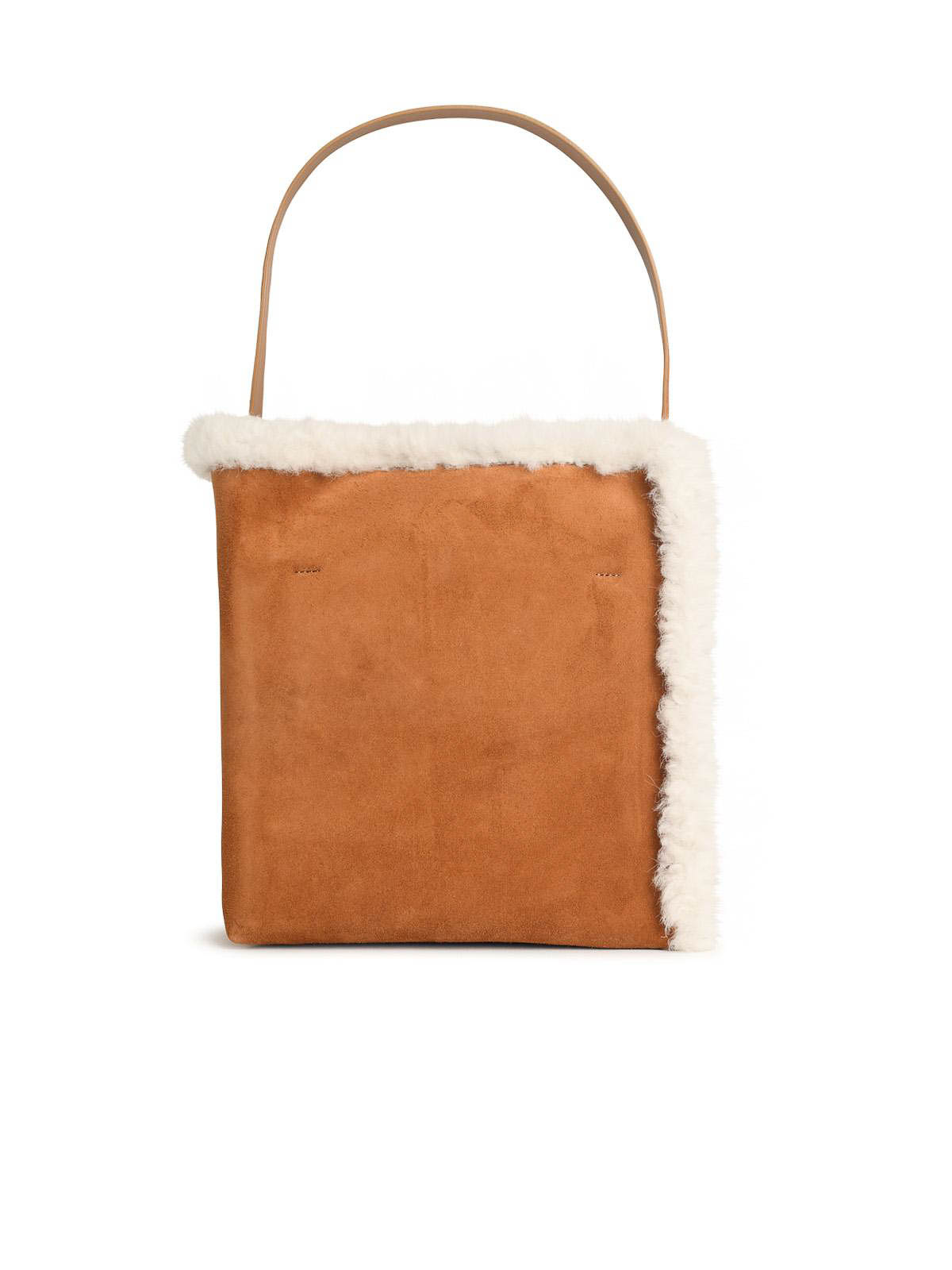 Marni Museo Brown Suede Bag In Brown