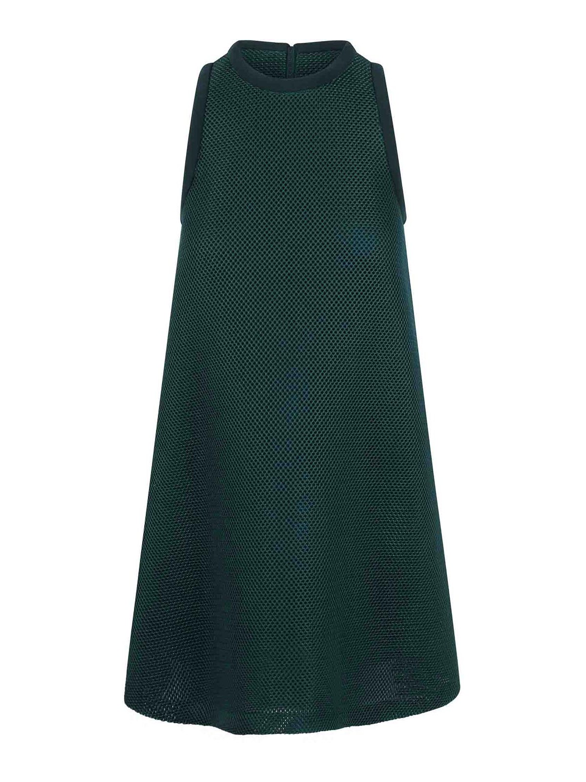 Max Mara Didone Dress On The Technical Network In Animal Print