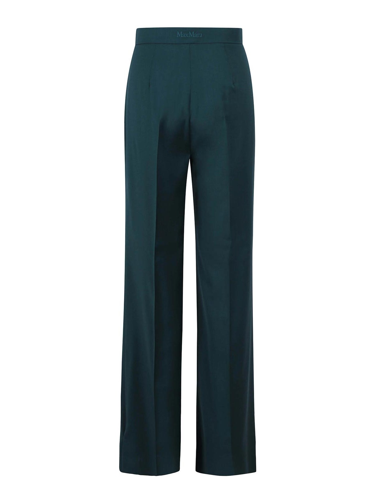 Max Mara Sartorial Trousers Fernet In Green
