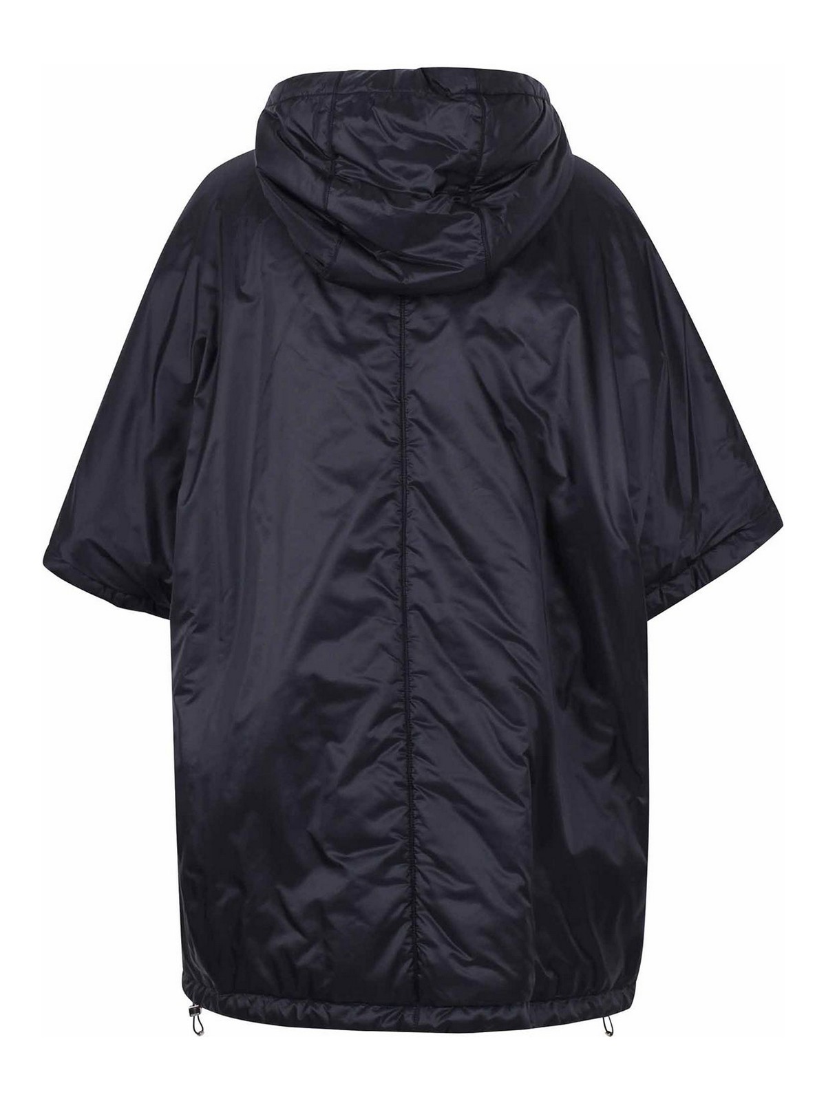 Max Mara The Cube Greenci Padded Cape In Black
