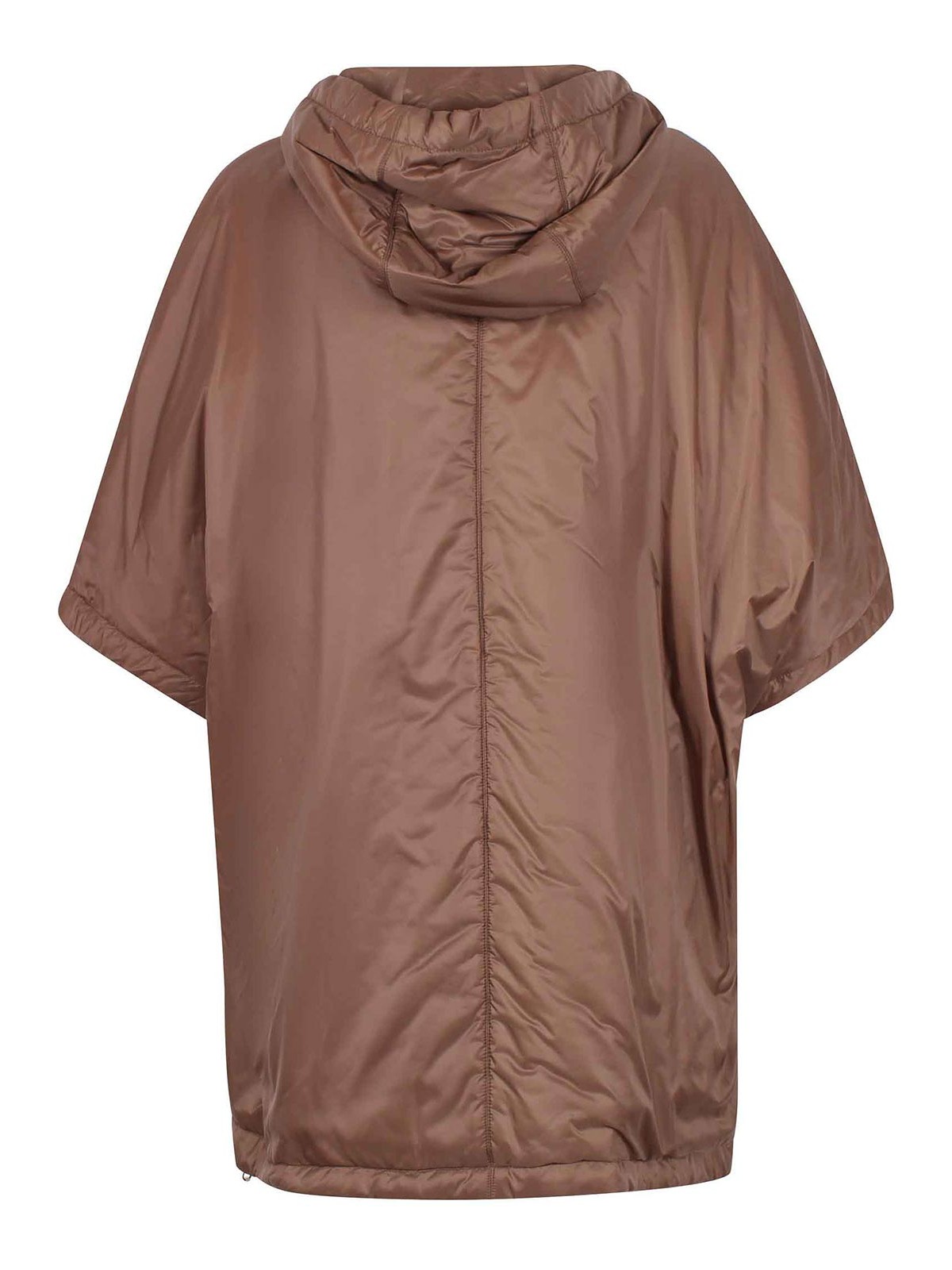 Max Mara The Cube Greenci Padded Cape In Brown