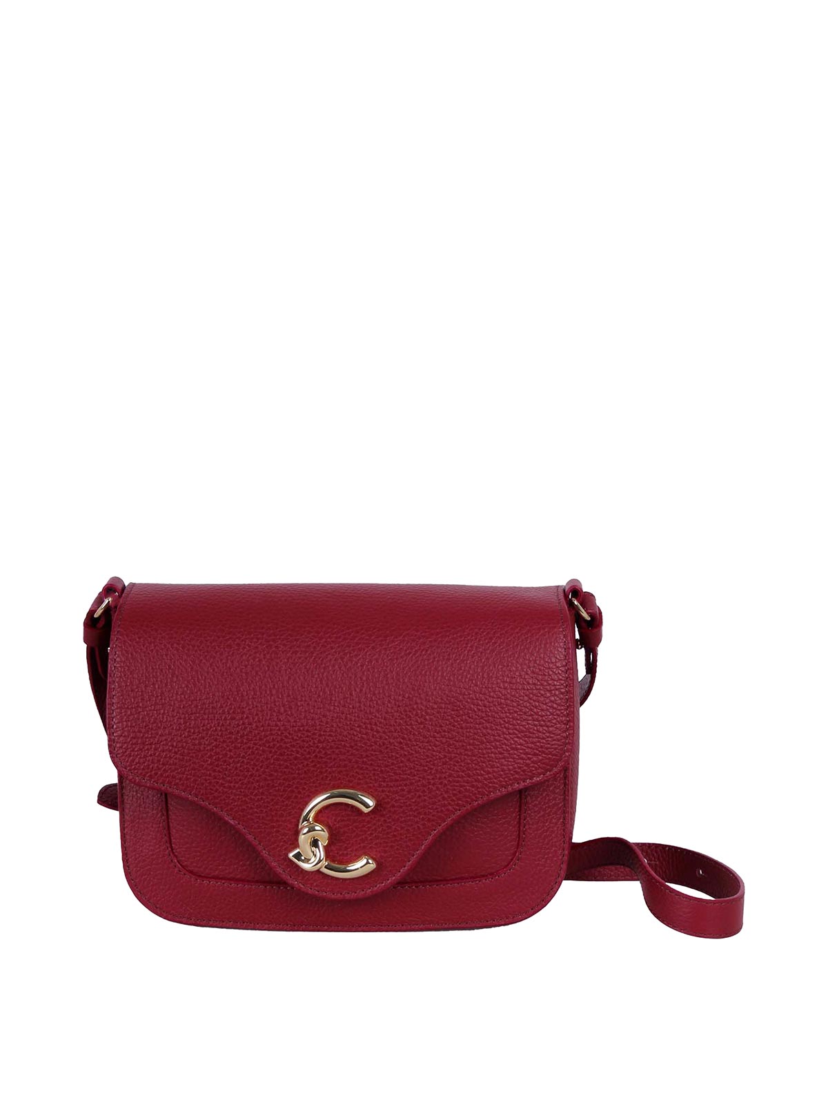 Coccinelle C-me Small Shoulder Bag In Red