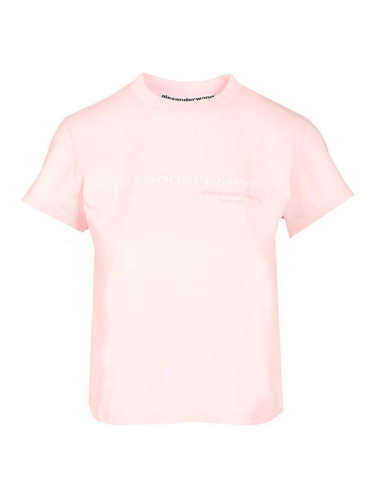 Alexander Wang Cotton T-shirt In Pink